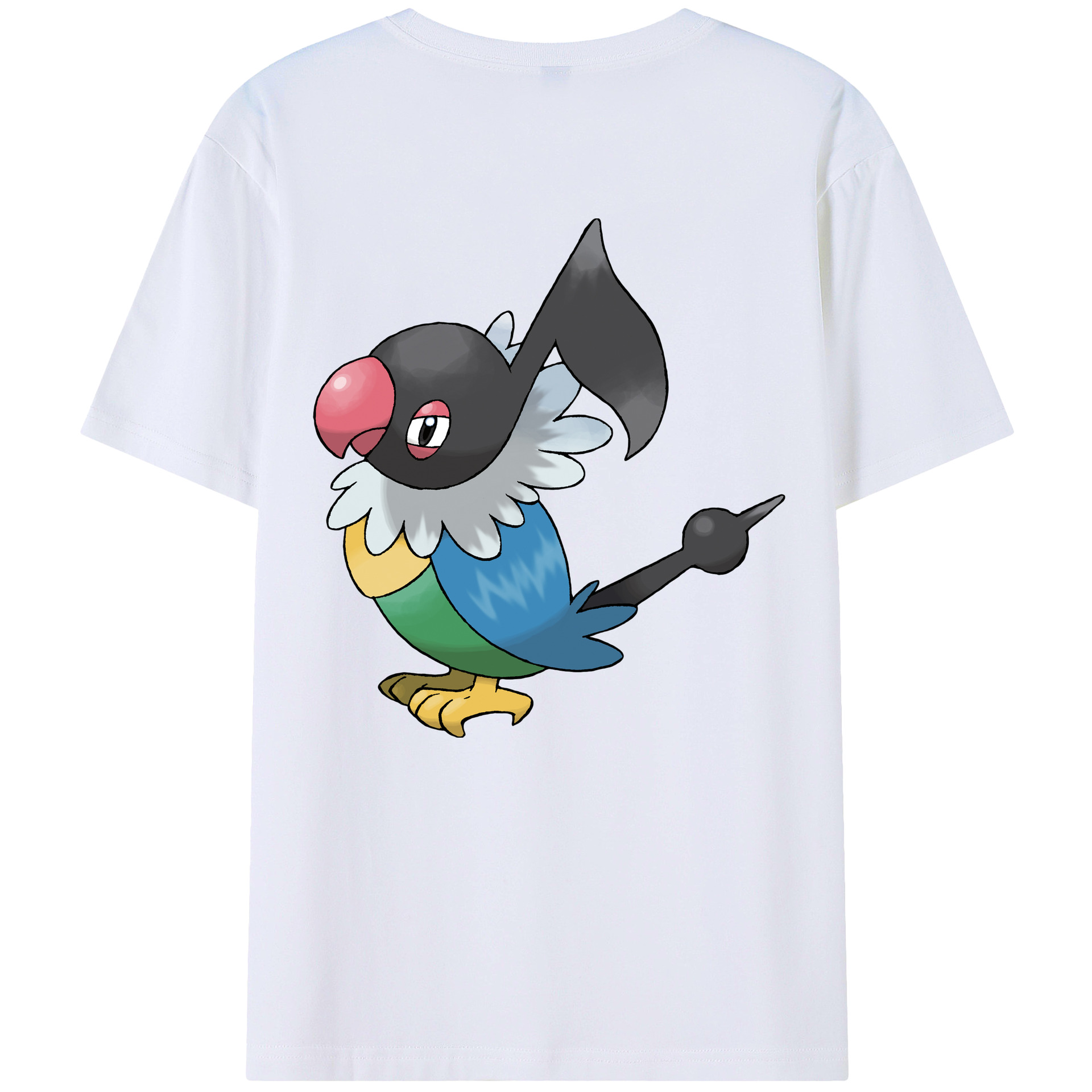 （画像用） ポケットモンスター Pokémon 綿100％ メンズ半袖Tシャツ（バックプリント） 通気性