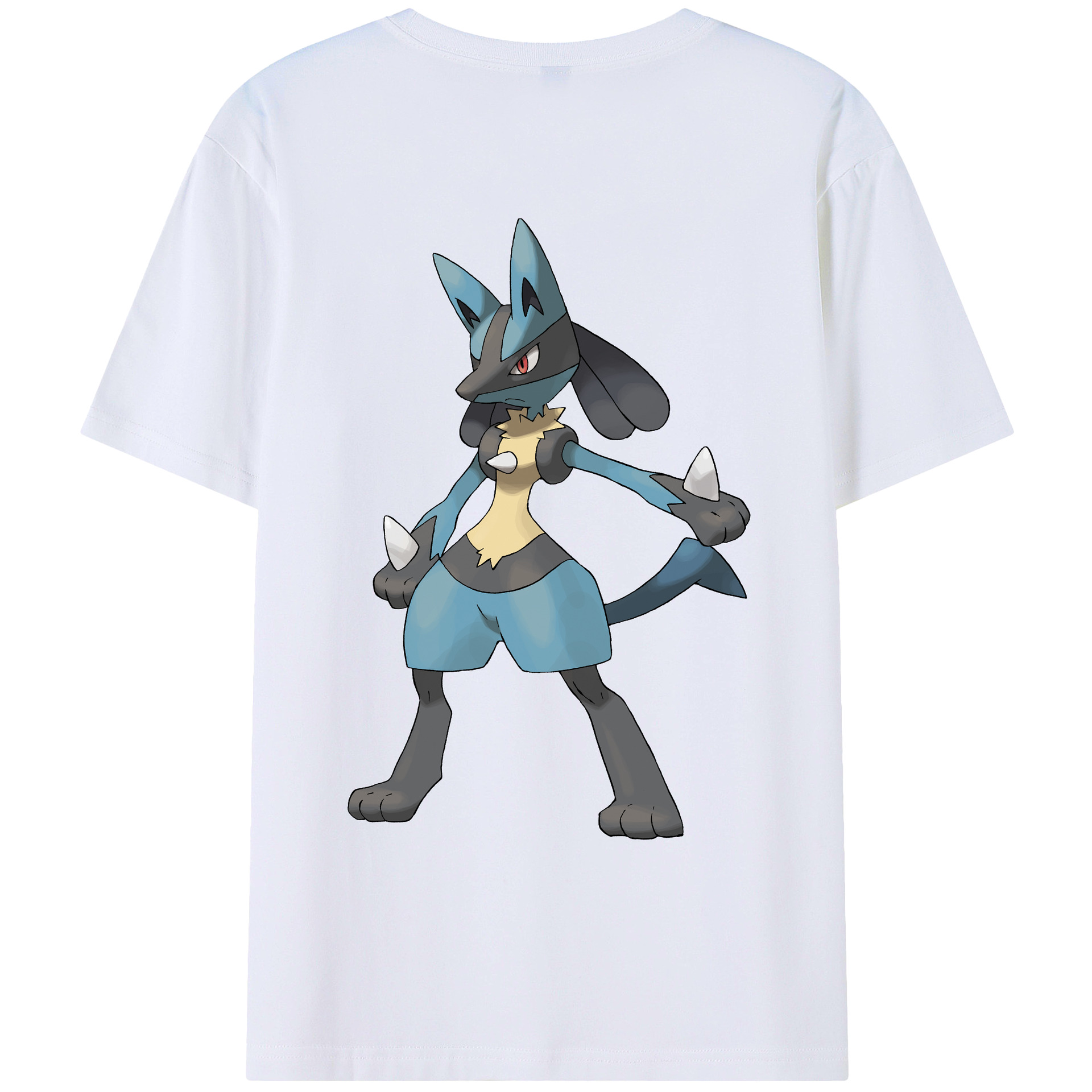 （画像用） ポケットモンスター Pokémon 綿100％ メンズ半袖Tシャツ（バックプリント） 通気性