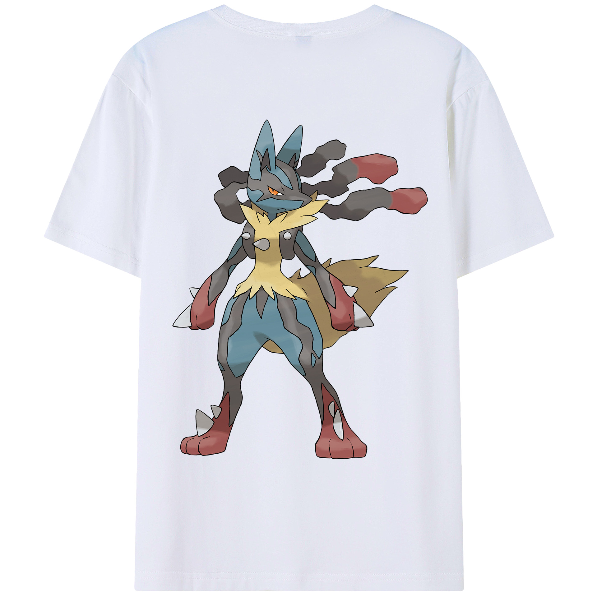 （画像用） ポケットモンスター Pokémon 綿100％ メンズ半袖Tシャツ（バックプリント） 通気性