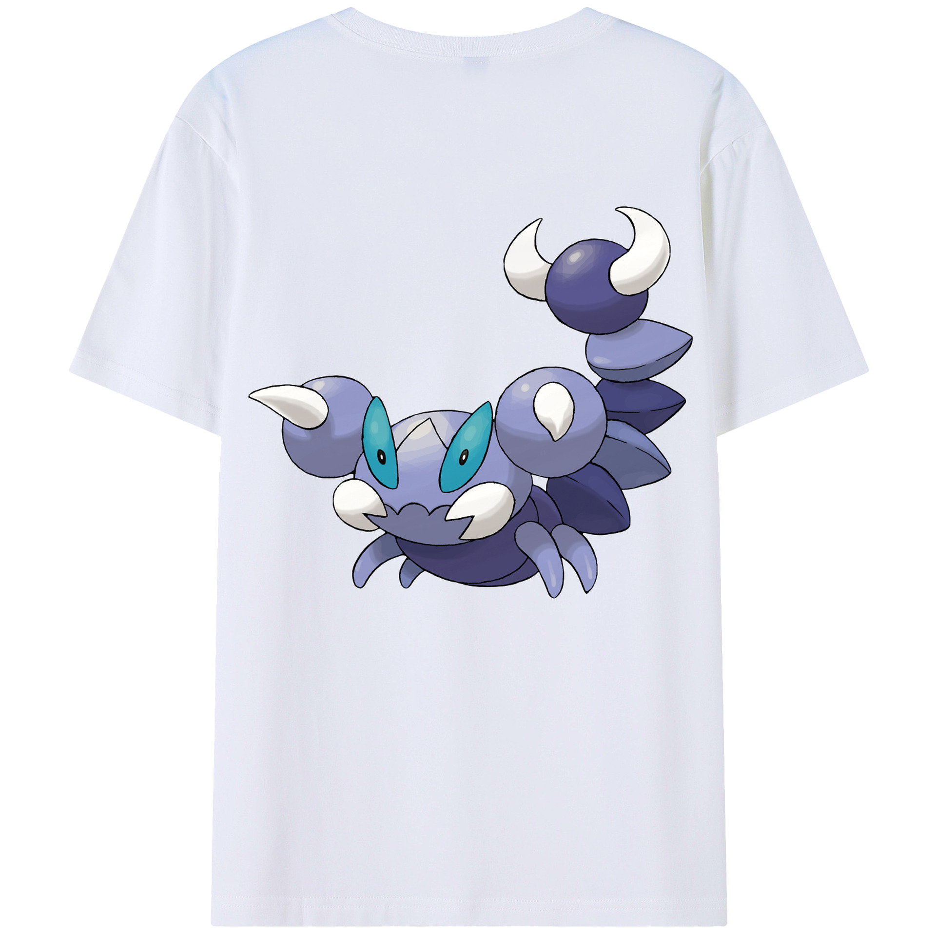 （画像用） ポケットモンスター Pokémon 綿100％ メンズ半袖Tシャツ（バックプリント） 通気性