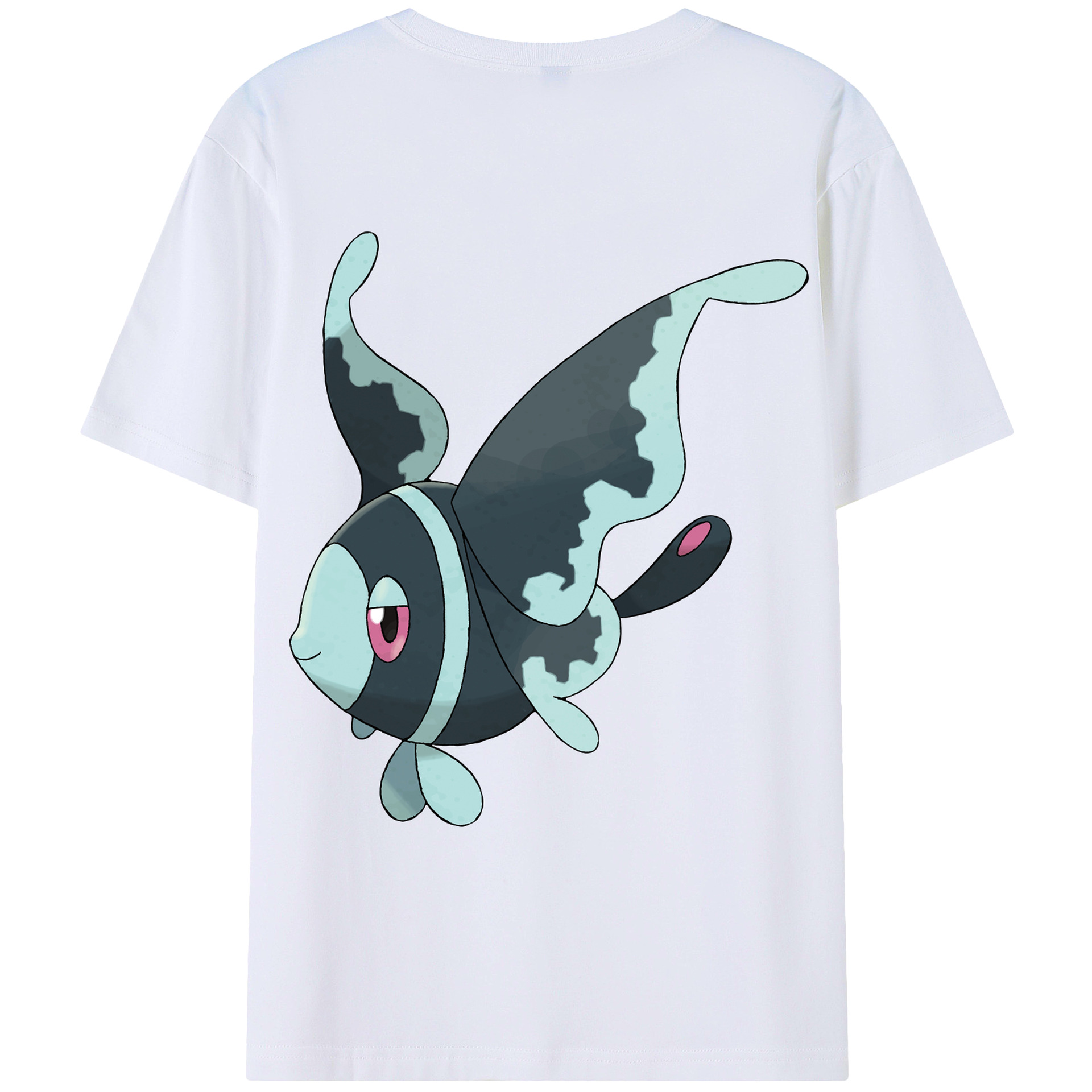 （画像用） ポケットモンスター Pokémon 綿100％ メンズ半袖Tシャツ（バックプリント） 通気性