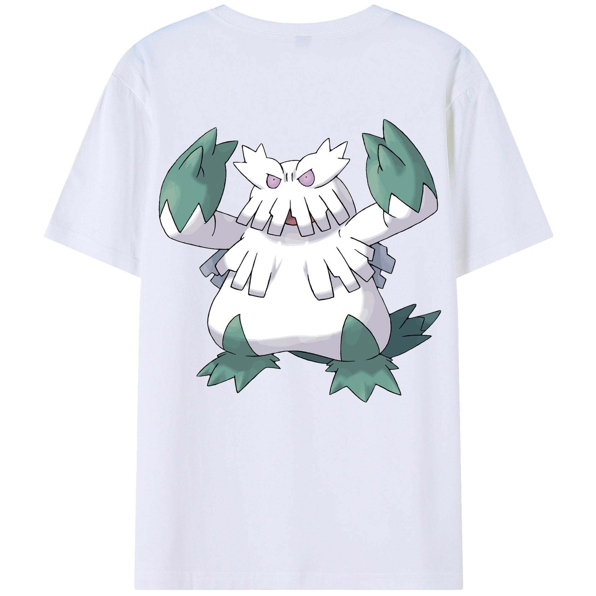 （画像用） ポケットモンスター Pokémon 綿100％ メンズ半袖Tシャツ（バックプリント） 通気性