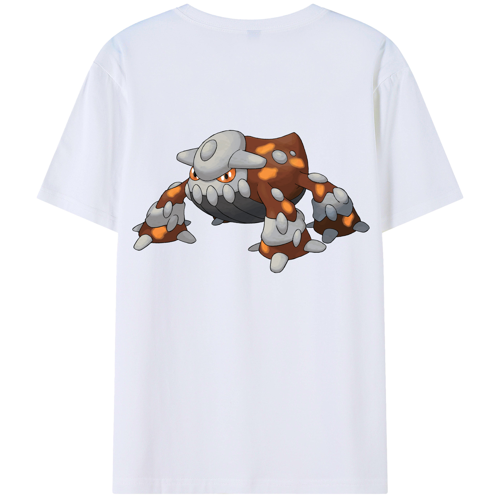（画像用） ポケットモンスター Pokémon 綿100％ メンズ半袖Tシャツ（バックプリント） 通気性