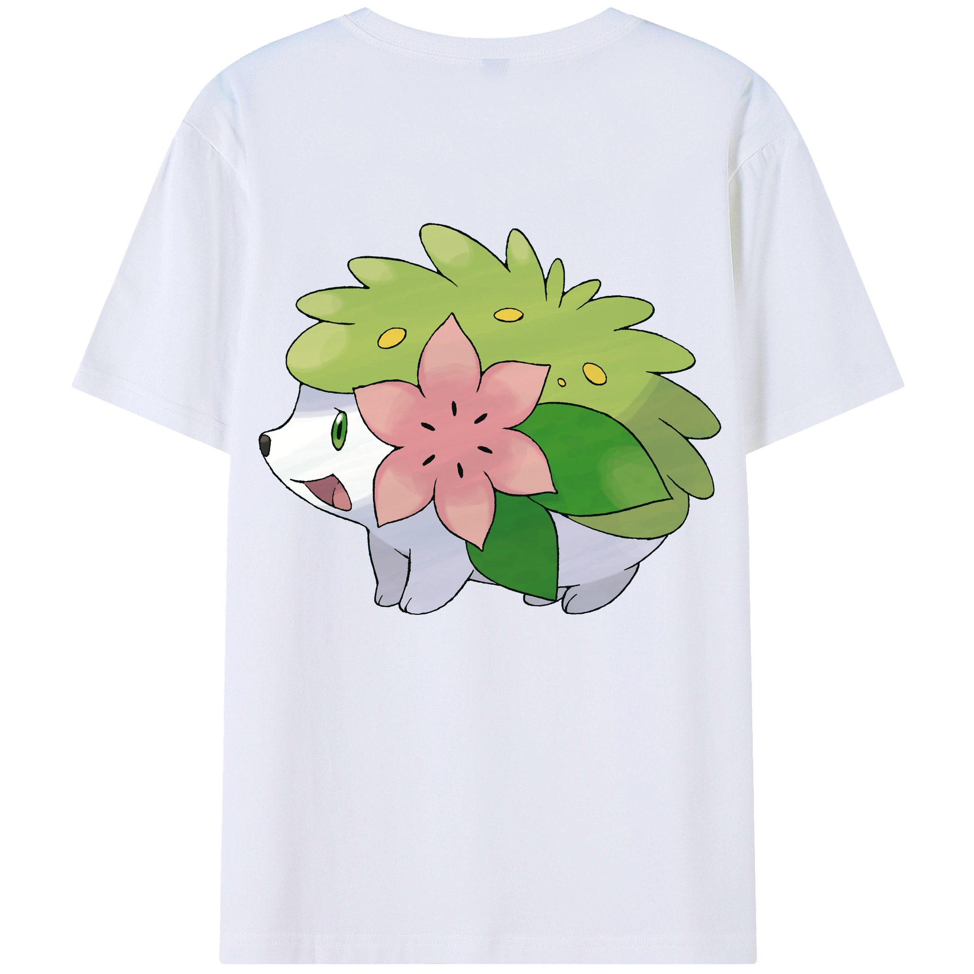 （画像用） ポケットモンスター Pokémon 綿100％ メンズ半袖Tシャツ（バックプリント） 通気性