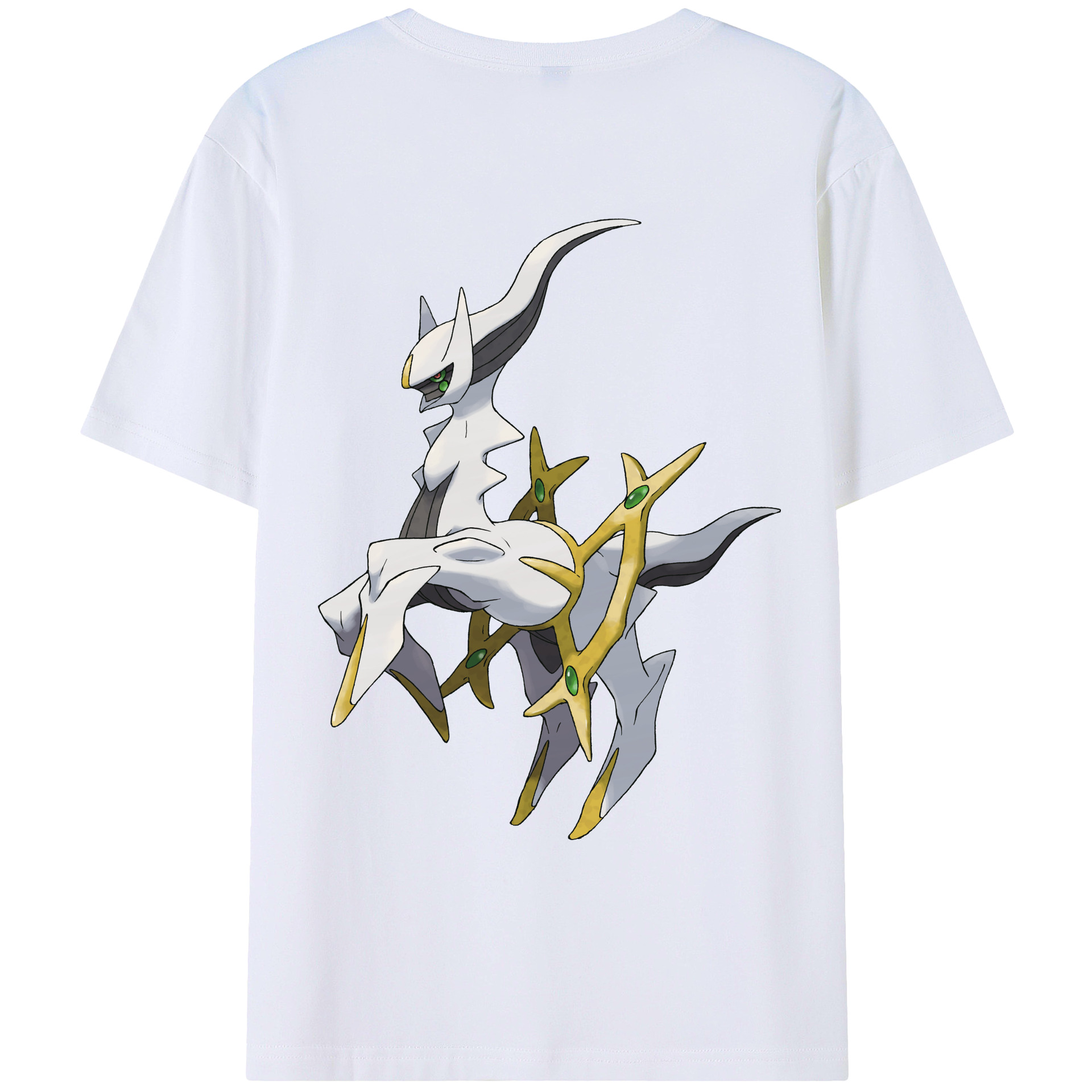 （画像用） ポケットモンスター Pokémon 綿100％ メンズ半袖Tシャツ（バックプリント） 通気性