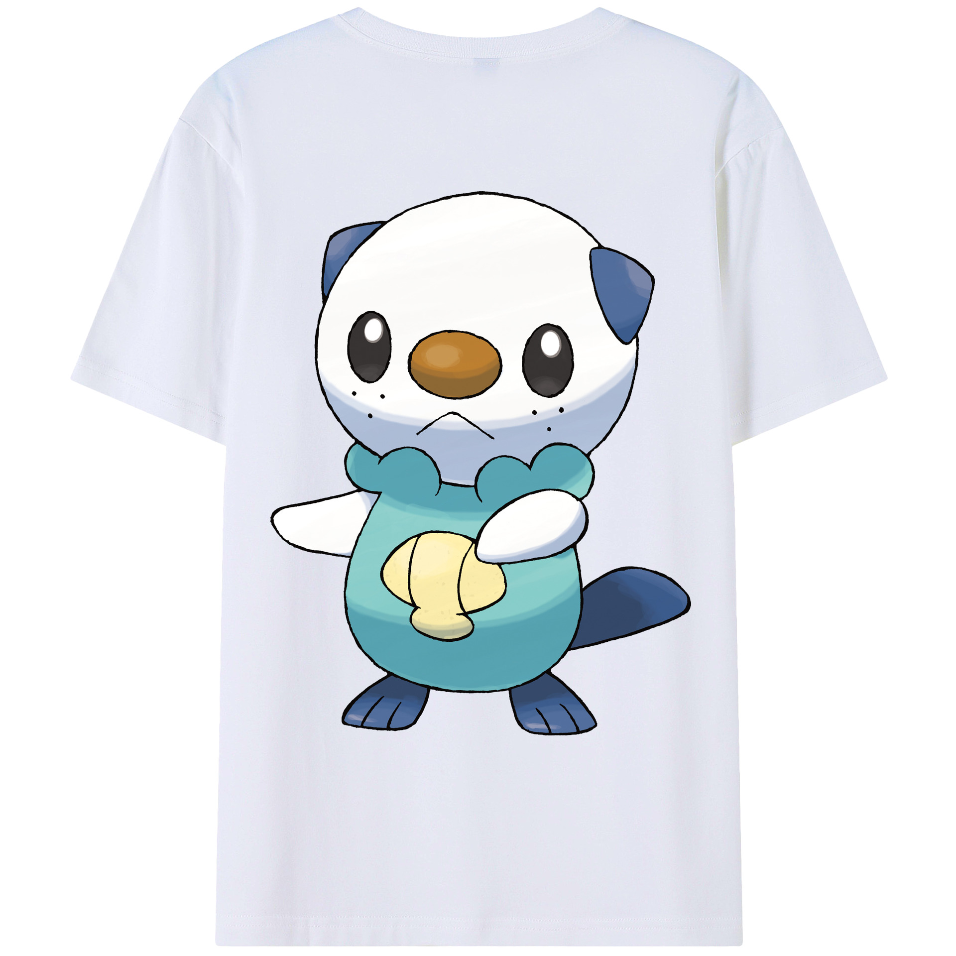 （画像用） ポケットモンスター Pokémon 綿100％ メンズ半袖Tシャツ（バックプリント） 通気性