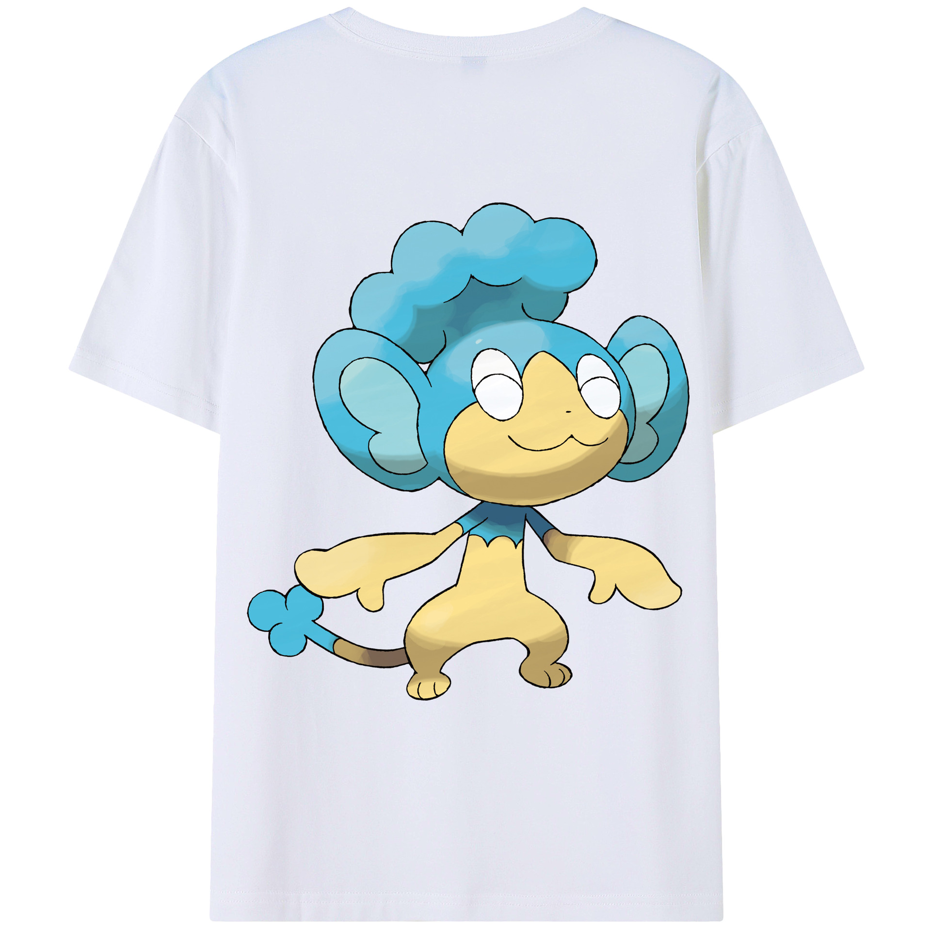 （画像用） ポケットモンスター Pokémon 綿100％ メンズ半袖Tシャツ（バックプリント） 通気性
