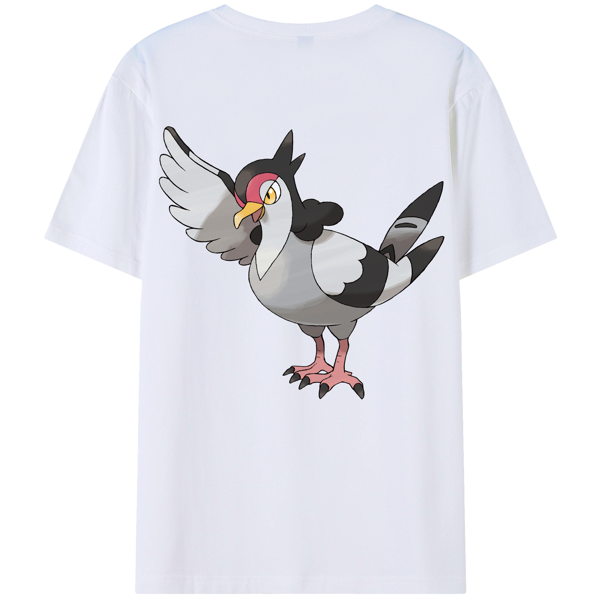 （画像用） ポケットモンスター Pokémon 綿100％ メンズ半袖Tシャツ（バックプリント） 通気性