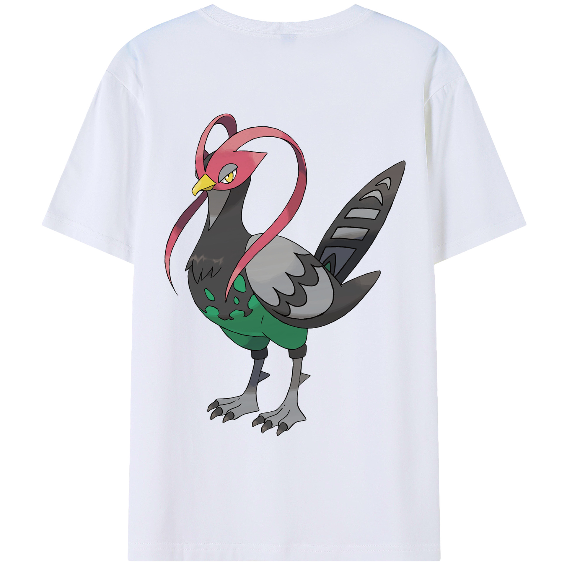 （画像用） ポケットモンスター Pokémon 綿100％ メンズ半袖Tシャツ（バックプリント） 通気性