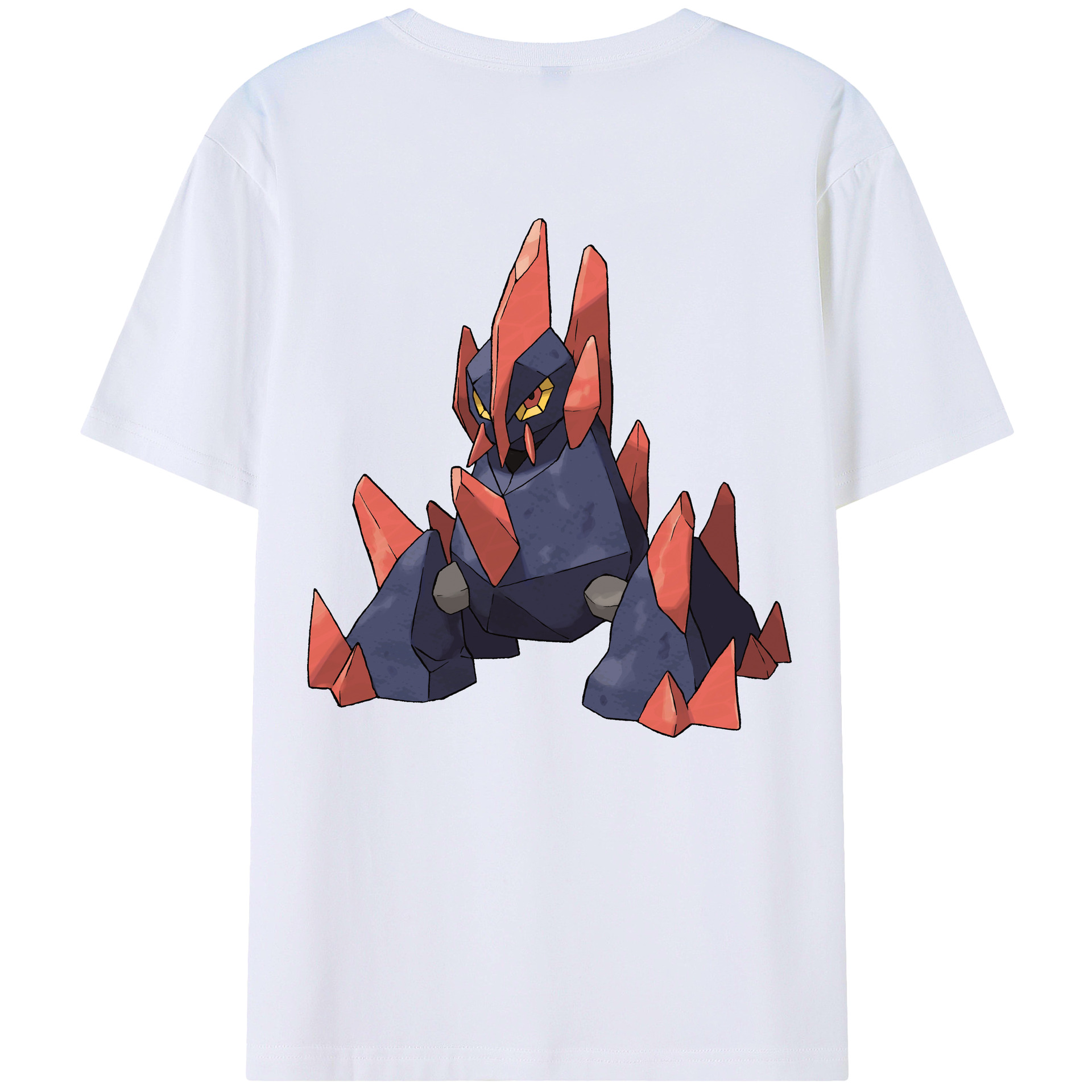（画像用） ポケットモンスター Pokémon 綿100％ メンズ半袖Tシャツ（バックプリント） 通気性
