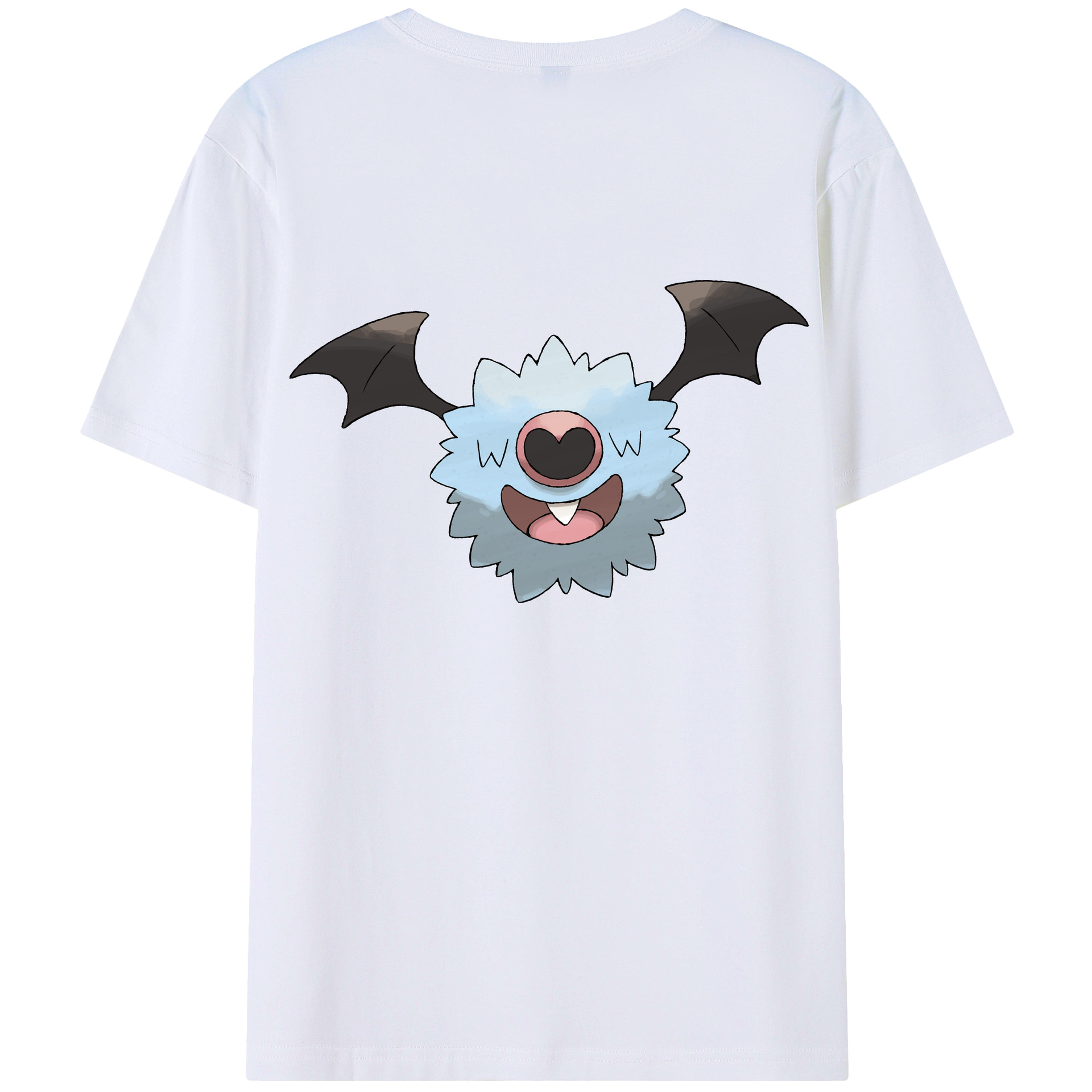 （画像用） ポケットモンスター Pokémon 綿100％ メンズ半袖Tシャツ（バックプリント） 通気性