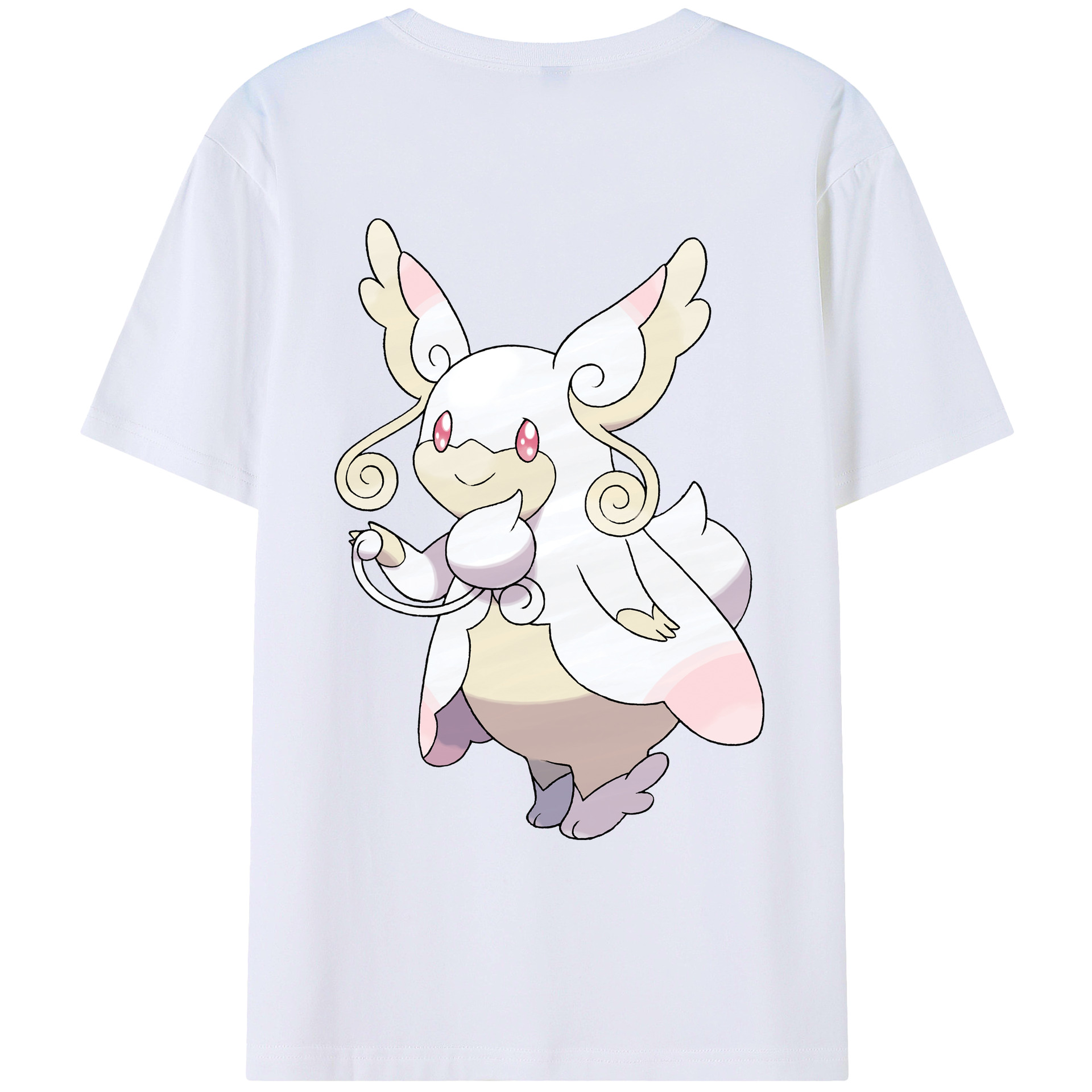 （画像用） ポケットモンスター Pokémon 綿100％ メンズ半袖Tシャツ（バックプリント） 通気性