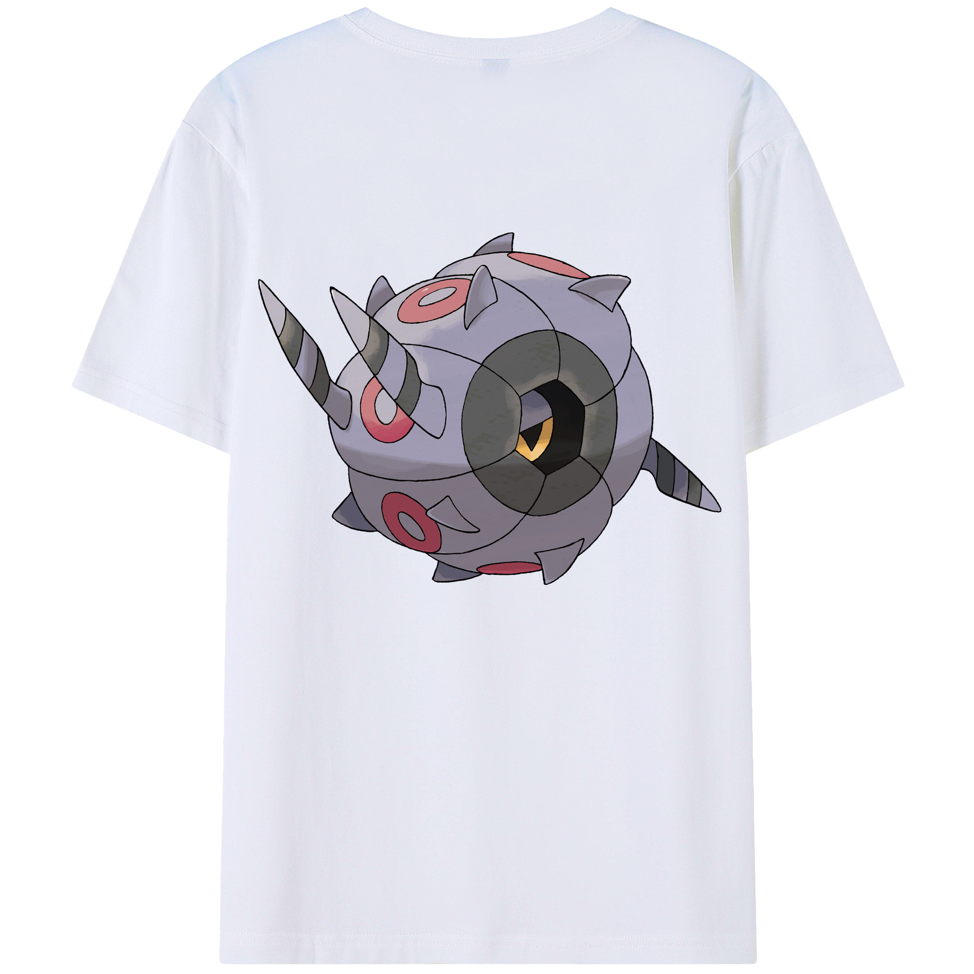 （画像用） ポケットモンスター Pokémon 綿100％ メンズ半袖Tシャツ（バックプリント） 通気性