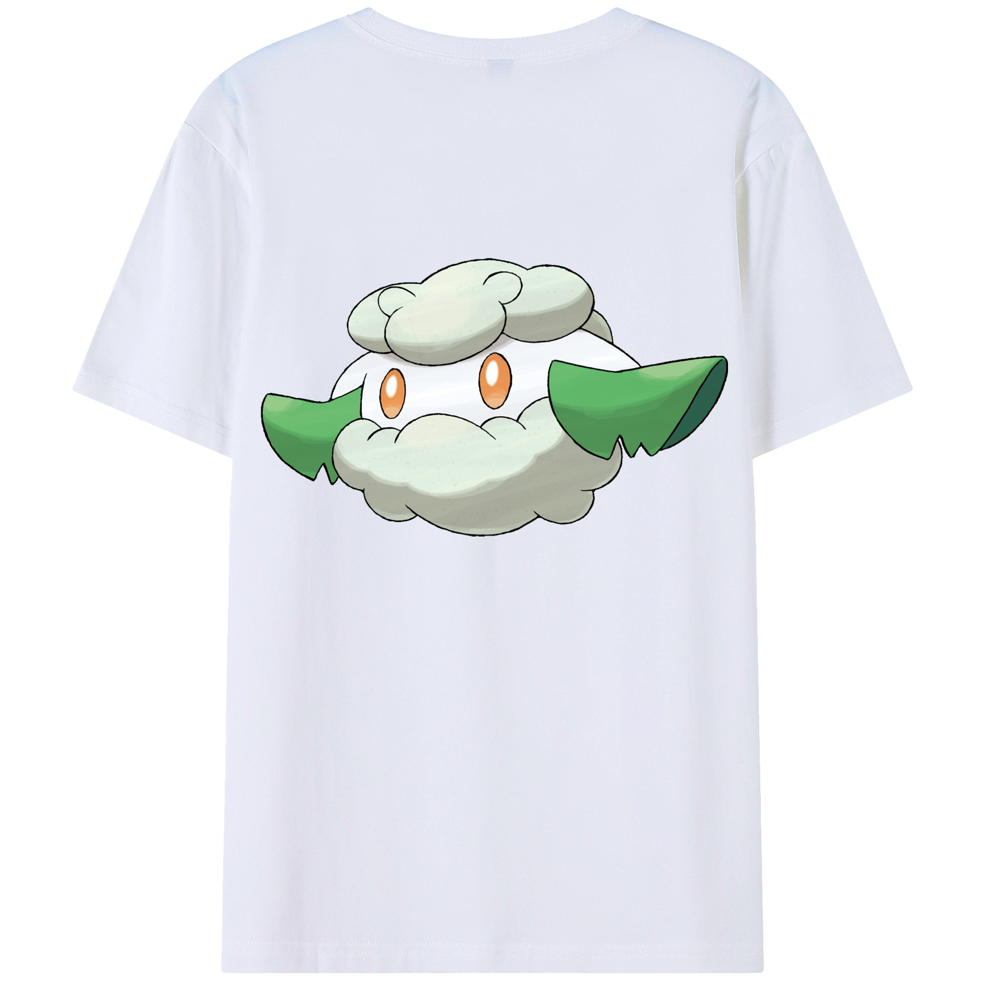 （画像用） ポケットモンスター Pokémon 綿100％ メンズ半袖Tシャツ（バックプリント） 通気性