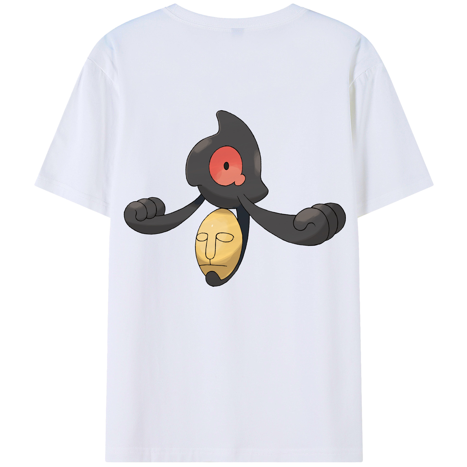 （画像用） ポケットモンスター Pokémon 綿100％ メンズ半袖Tシャツ（バックプリント） 通気性