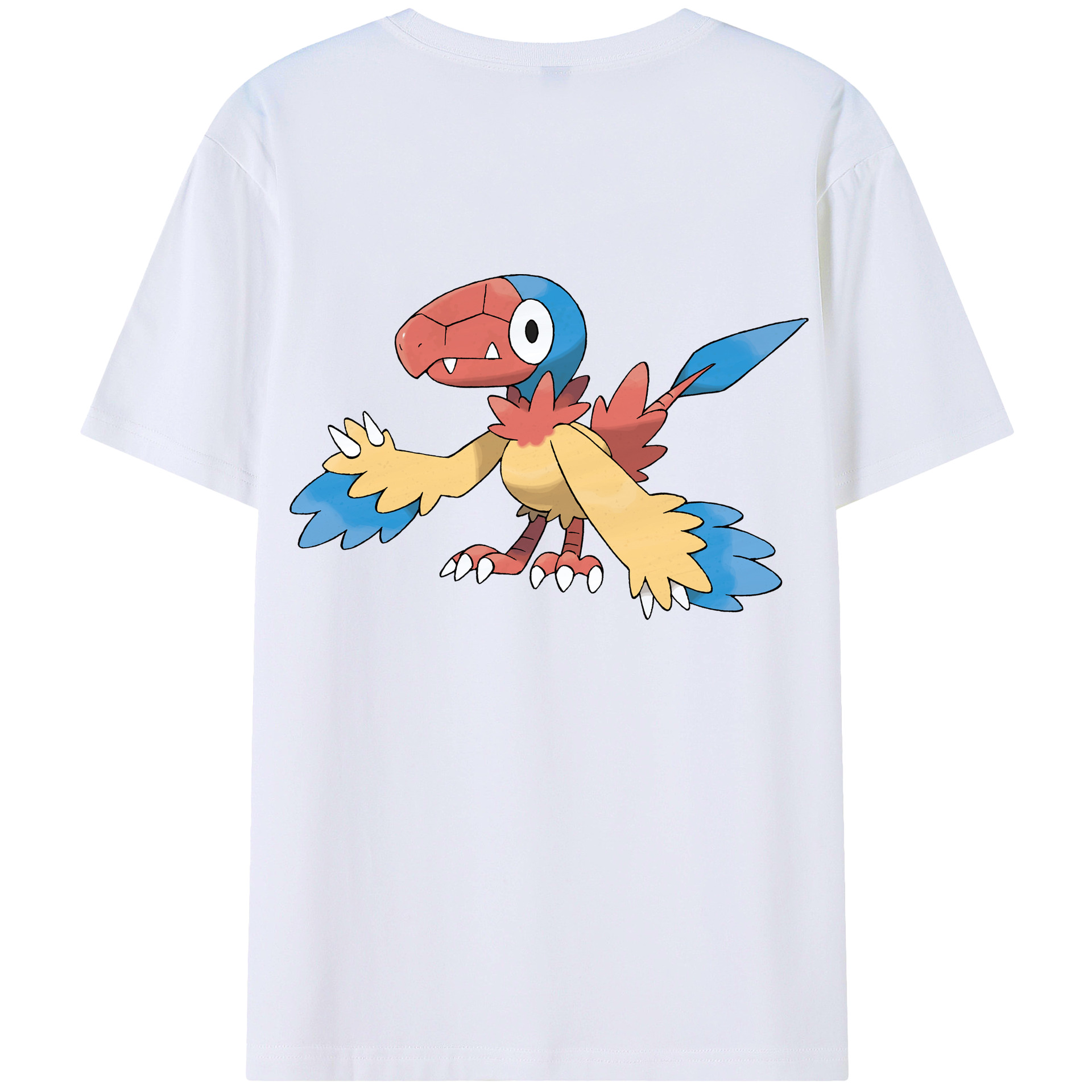（画像用） ポケットモンスター Pokémon 綿100％ メンズ半袖Tシャツ（バックプリント） 通気性