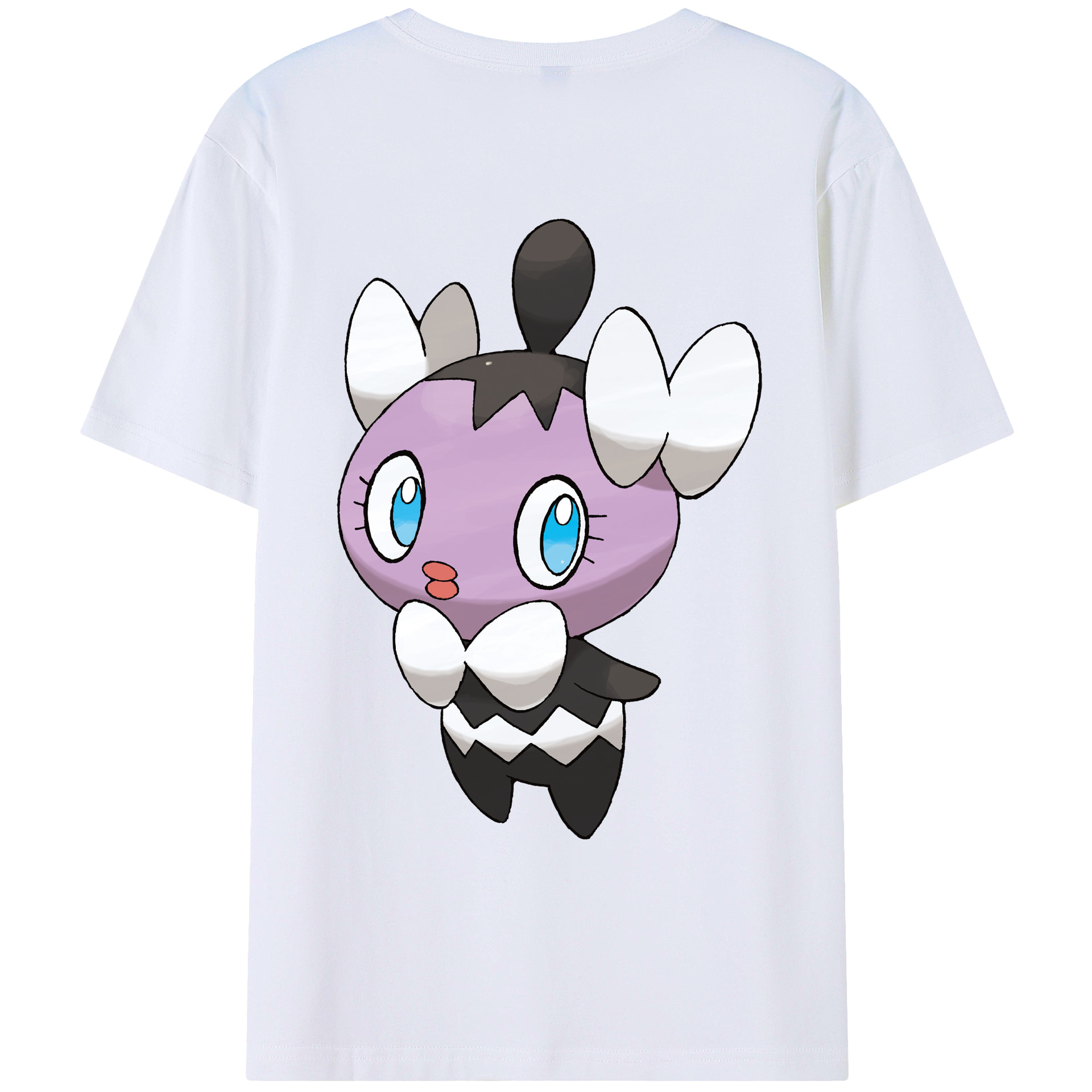 （画像用） ポケットモンスター Pokémon 綿100％ メンズ半袖Tシャツ（バックプリント） 通気性