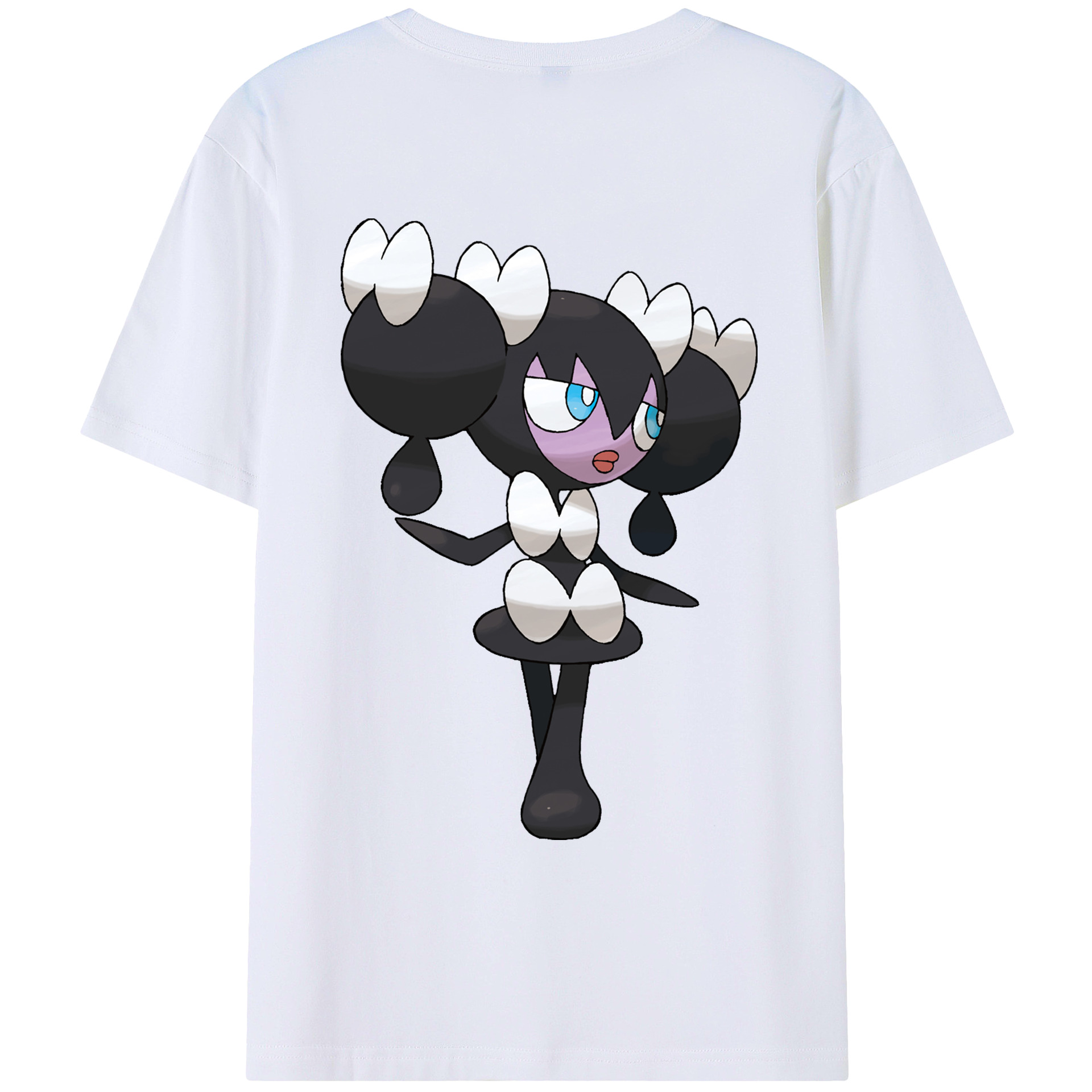 （画像用） ポケットモンスター Pokémon 綿100％ メンズ半袖Tシャツ（バックプリント） 通気性