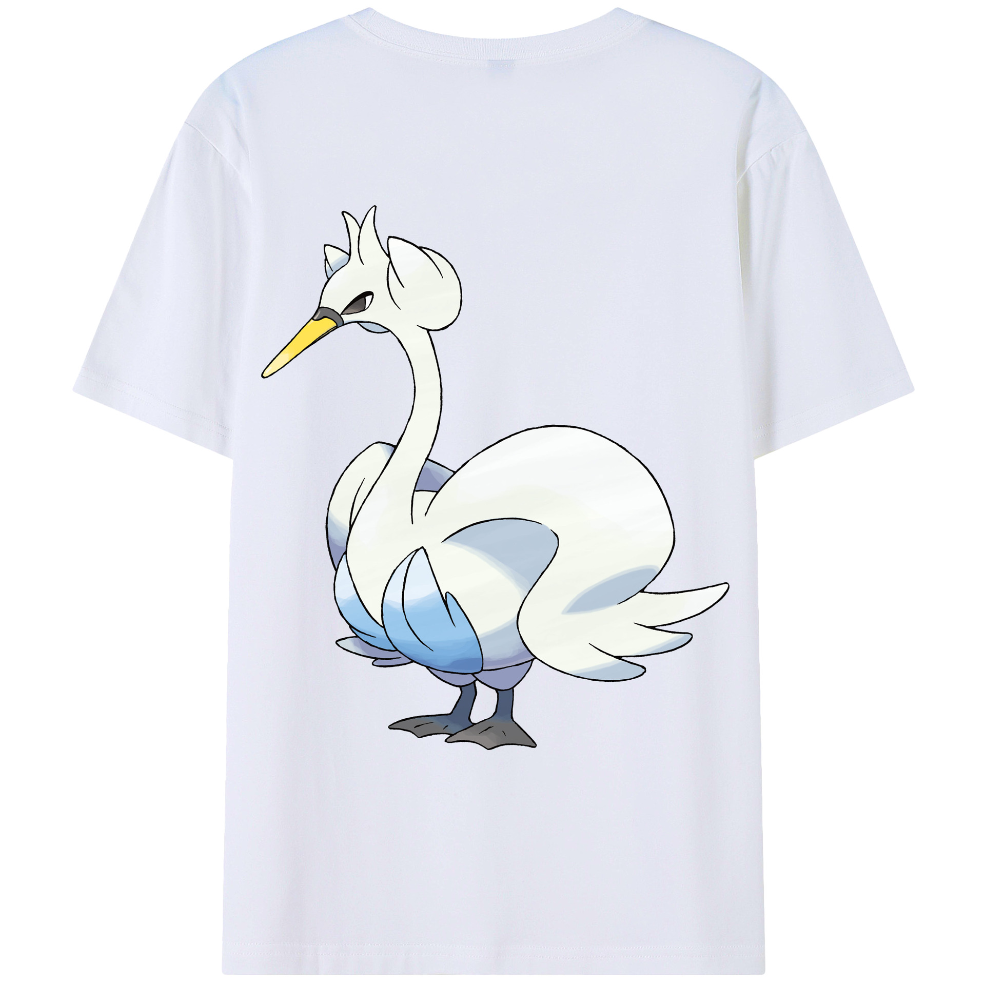 （画像用） ポケットモンスター Pokémon 綿100％ メンズ半袖Tシャツ（バックプリント） 通気性