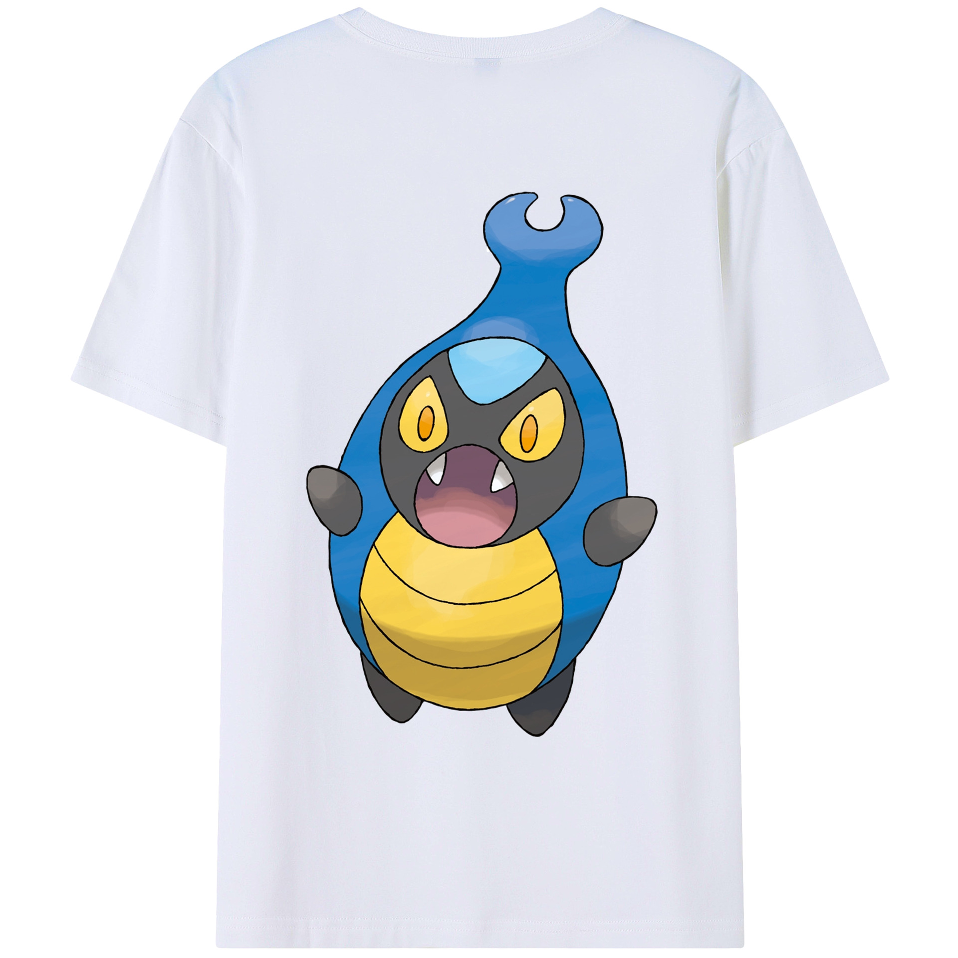 （画像用） ポケットモンスター Pokémon 綿100％ メンズ半袖Tシャツ（バックプリント） 通気性