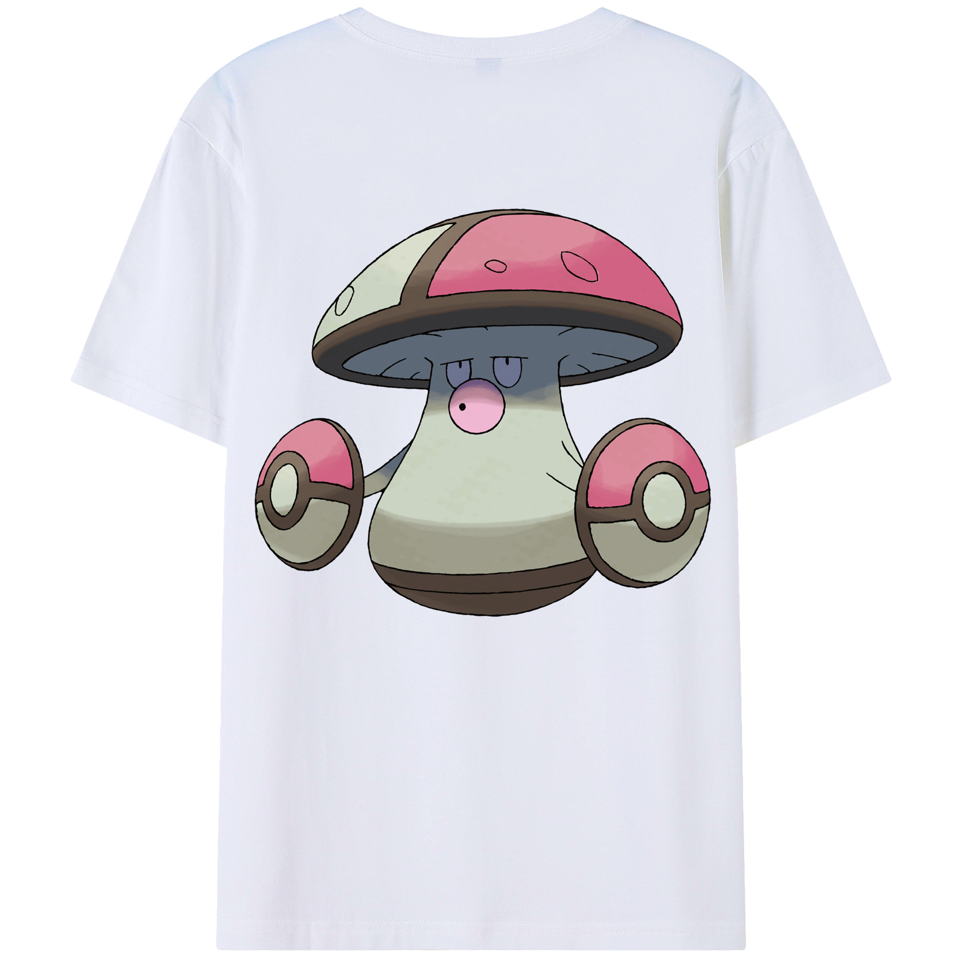 （画像用） ポケットモンスター Pokémon 綿100％ メンズ半袖Tシャツ（バックプリント） 通気性