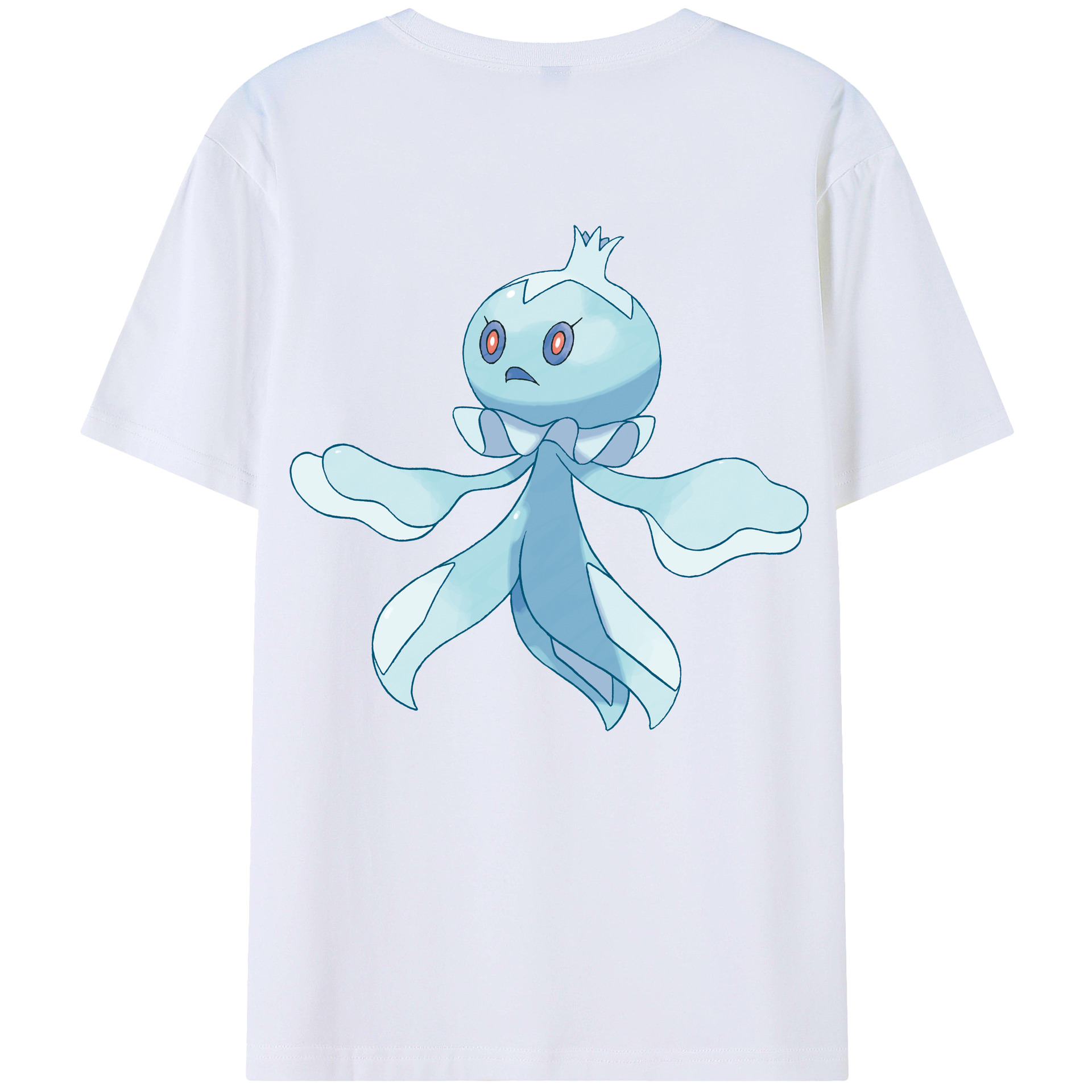 （画像用） ポケットモンスター Pokémon 綿100％ メンズ半袖Tシャツ（バックプリント） 通気性
