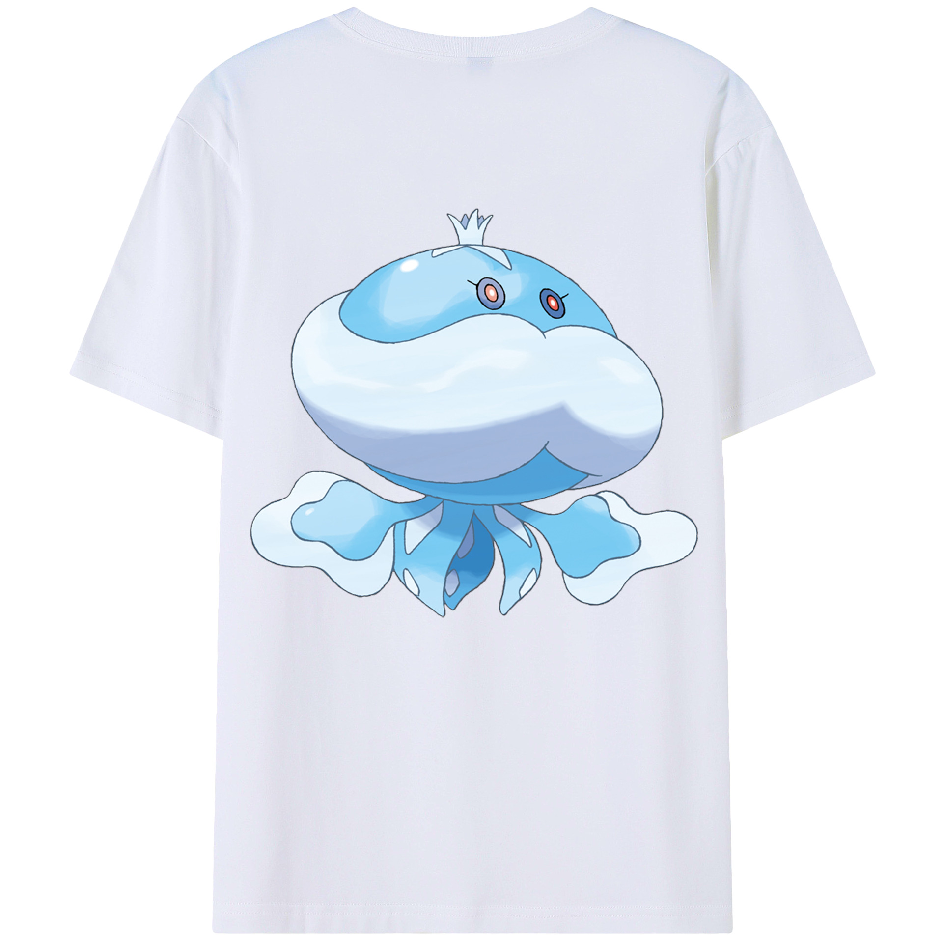 （画像用） ポケットモンスター Pokémon 綿100％ メンズ半袖Tシャツ（バックプリント） 通気性