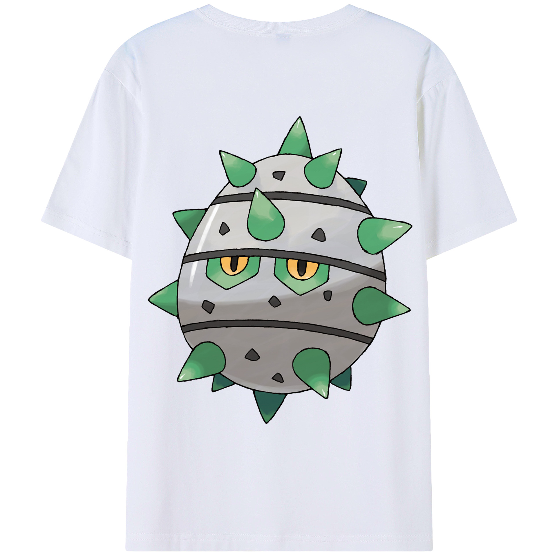 （画像用） ポケットモンスター Pokémon 綿100％ メンズ半袖Tシャツ（バックプリント） 通気性
