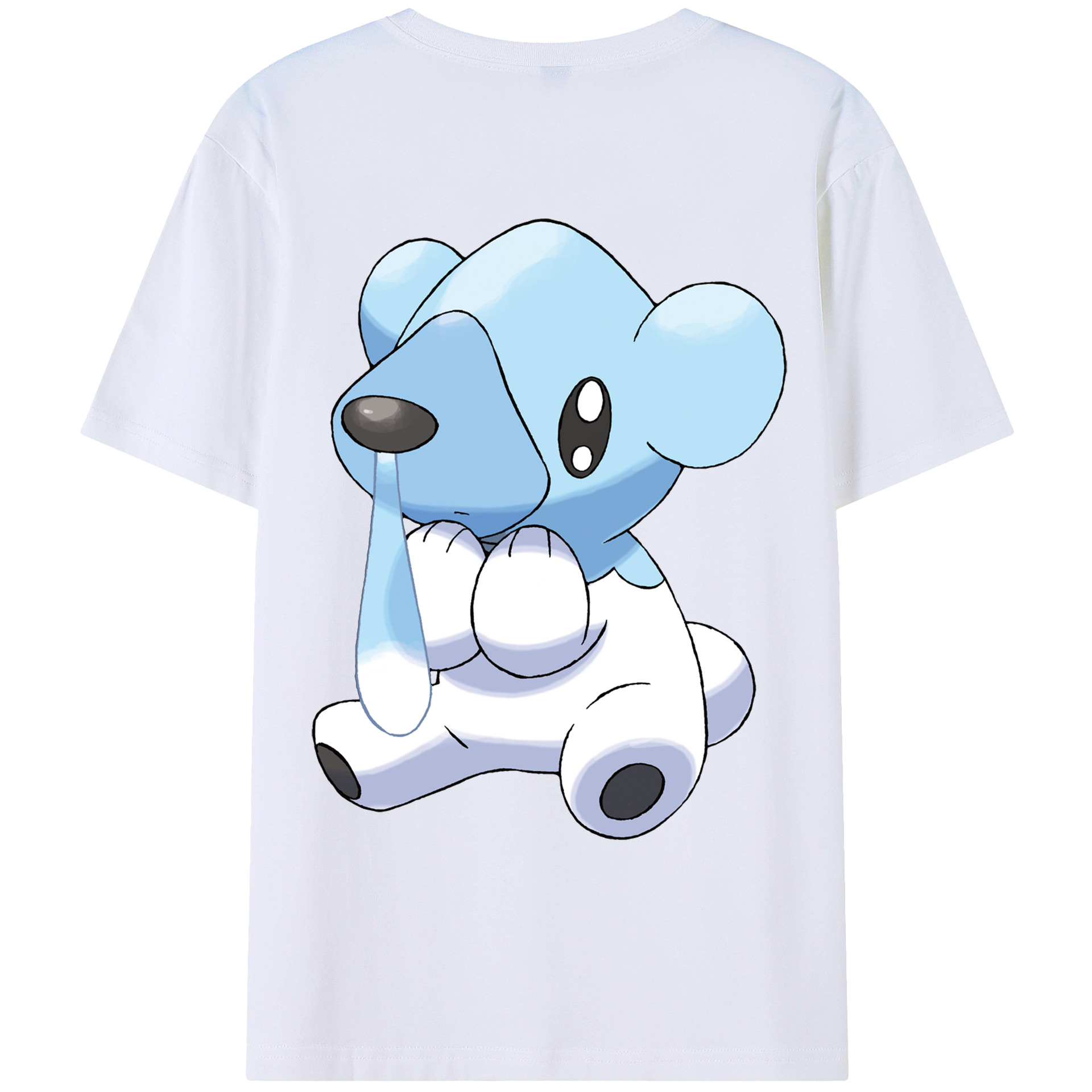 （画像用） ポケットモンスター Pokémon 綿100％ メンズ半袖Tシャツ（バックプリント） 通気性