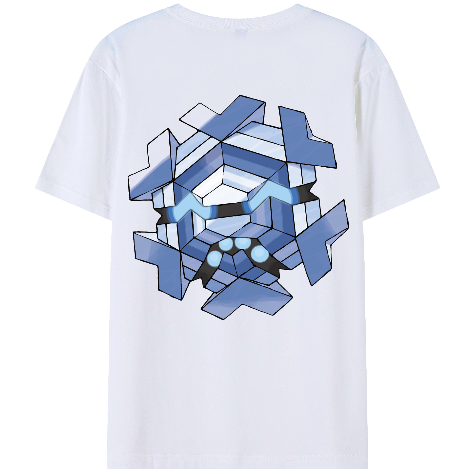 （画像用） ポケットモンスター Pokémon 綿100％ メンズ半袖Tシャツ（バックプリント） 通気性