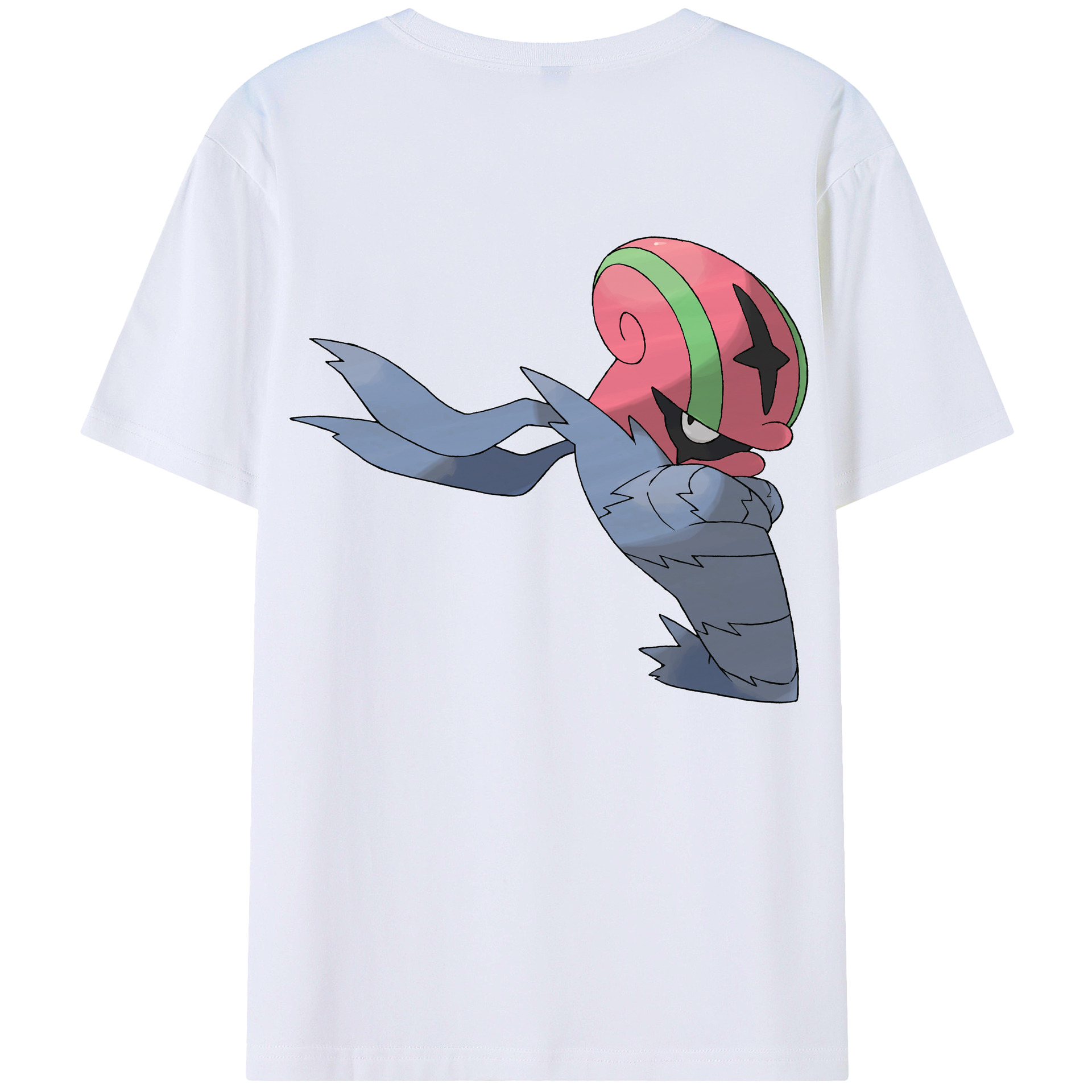 （画像用） ポケットモンスター Pokémon 綿100％ メンズ半袖Tシャツ（バックプリント） 通気性