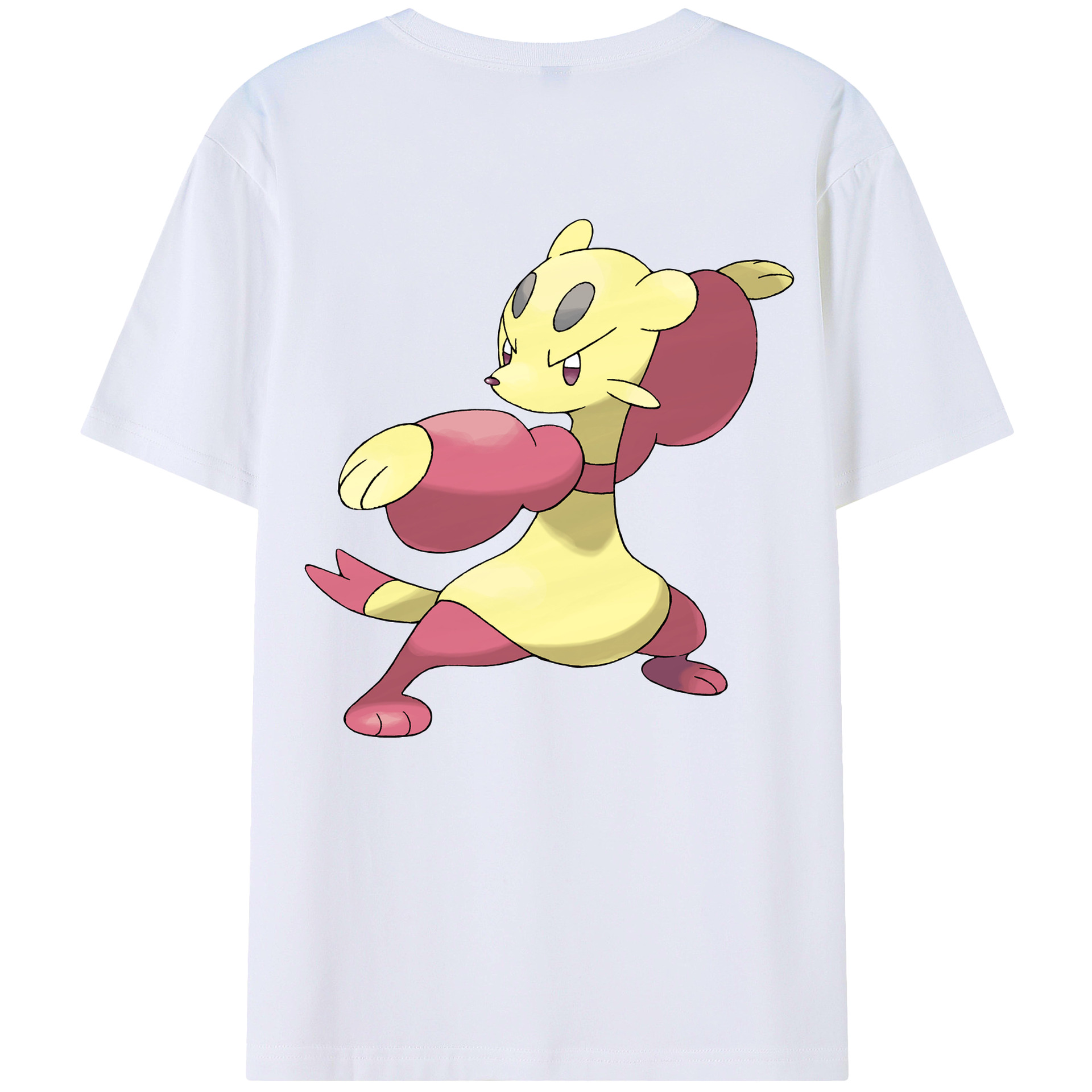 （画像用） ポケットモンスター Pokémon 綿100％ メンズ半袖Tシャツ（バックプリント） 通気性
