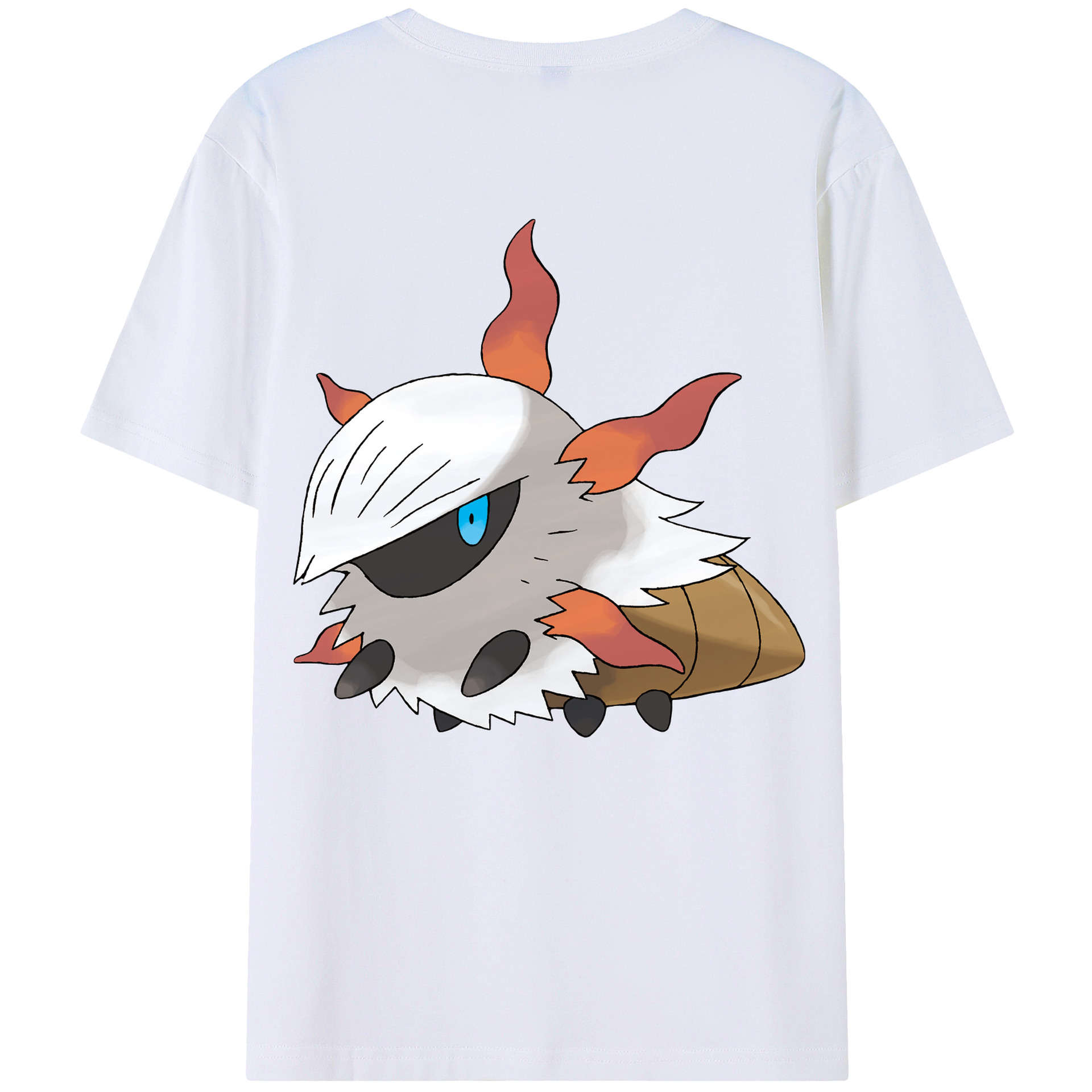 （画像用） ポケットモンスター Pokémon 綿100％ メンズ半袖Tシャツ（バックプリント） 通気性