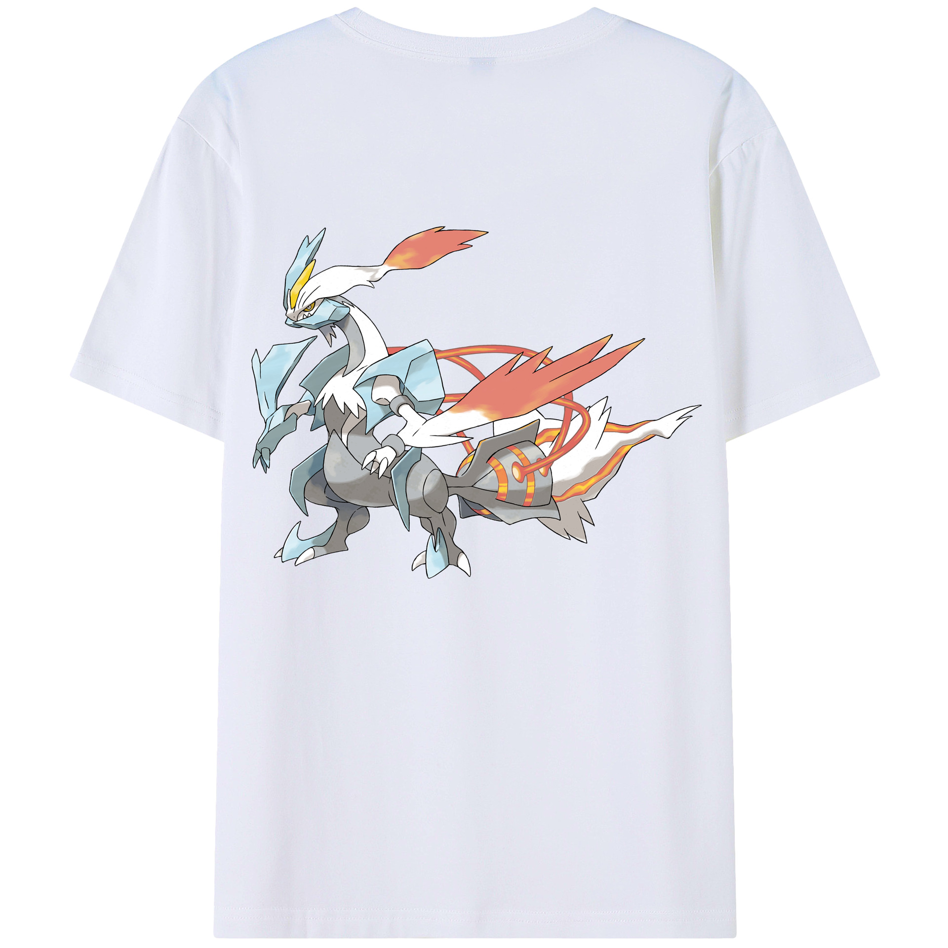 （画像用） ポケットモンスター Pokémon 綿100％ メンズ半袖Tシャツ（バックプリント） 通気性