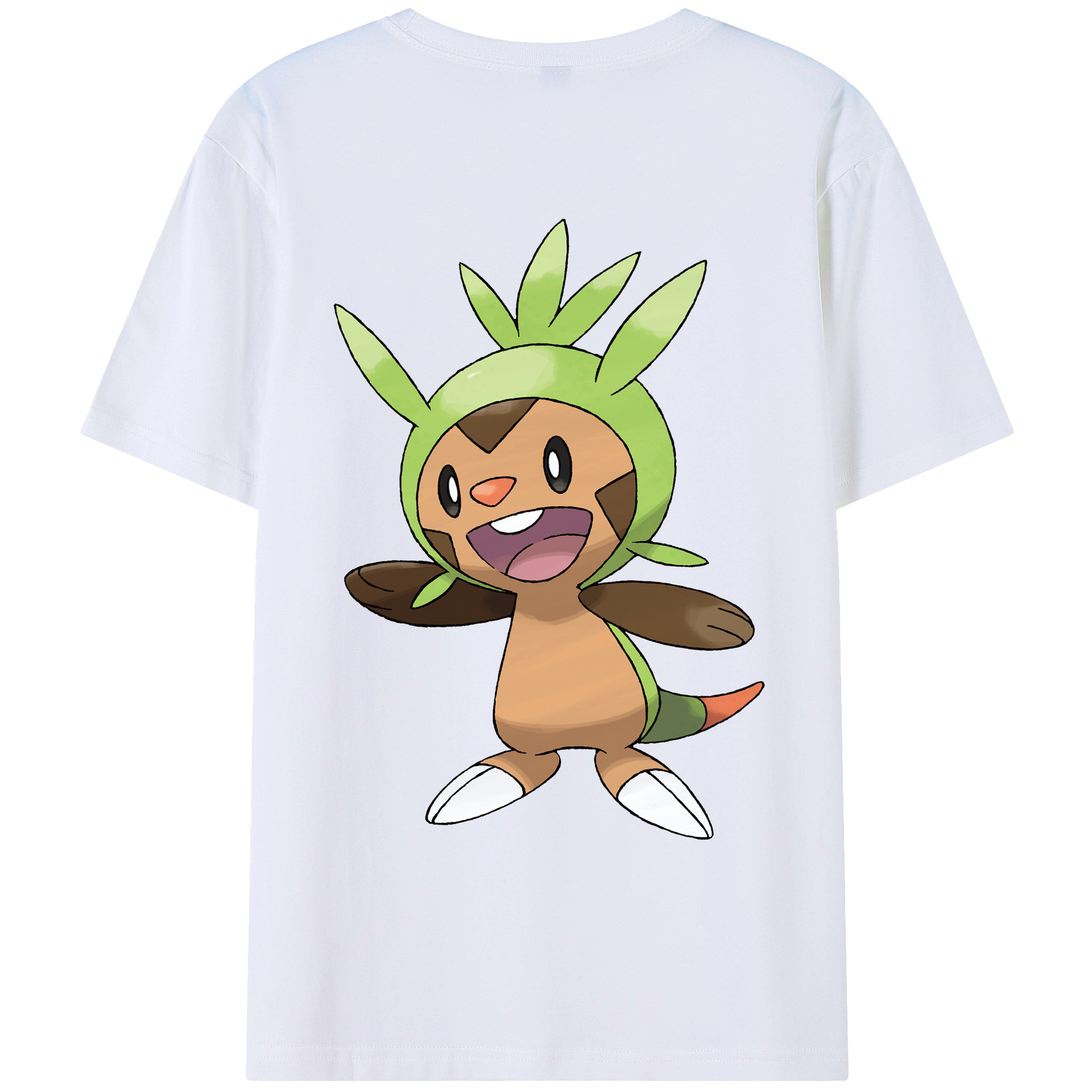 （画像用） ポケットモンスター Pokémon 綿100％ メンズ半袖Tシャツ（バックプリント） 通気性