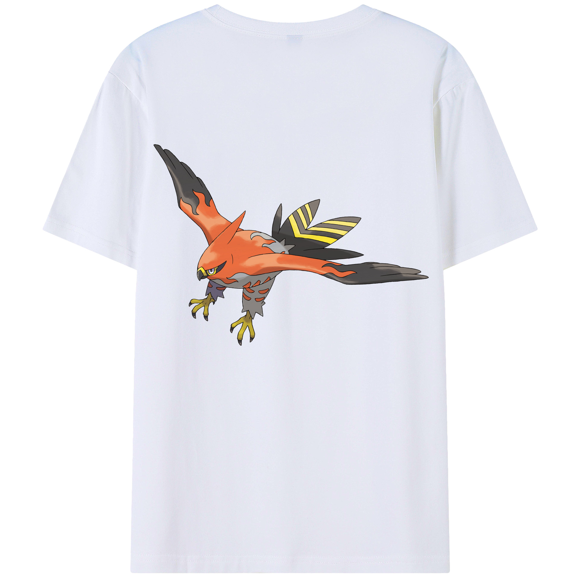 （画像用） ポケットモンスター Pokémon 綿100％ メンズ半袖Tシャツ（バックプリント） 通気性