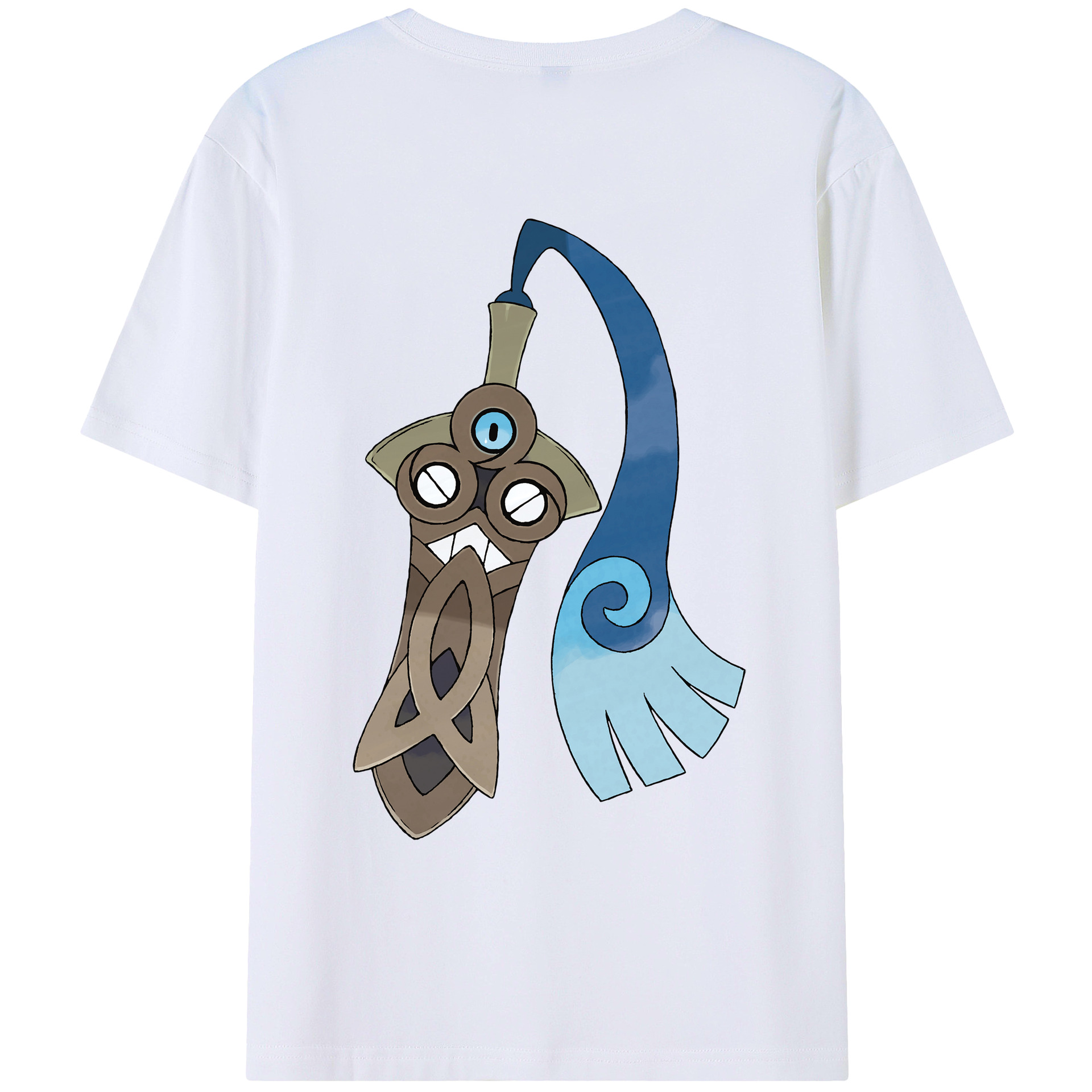 （画像用） ポケットモンスター Pokémon 綿100％ メンズ半袖Tシャツ（バックプリント） 通気性