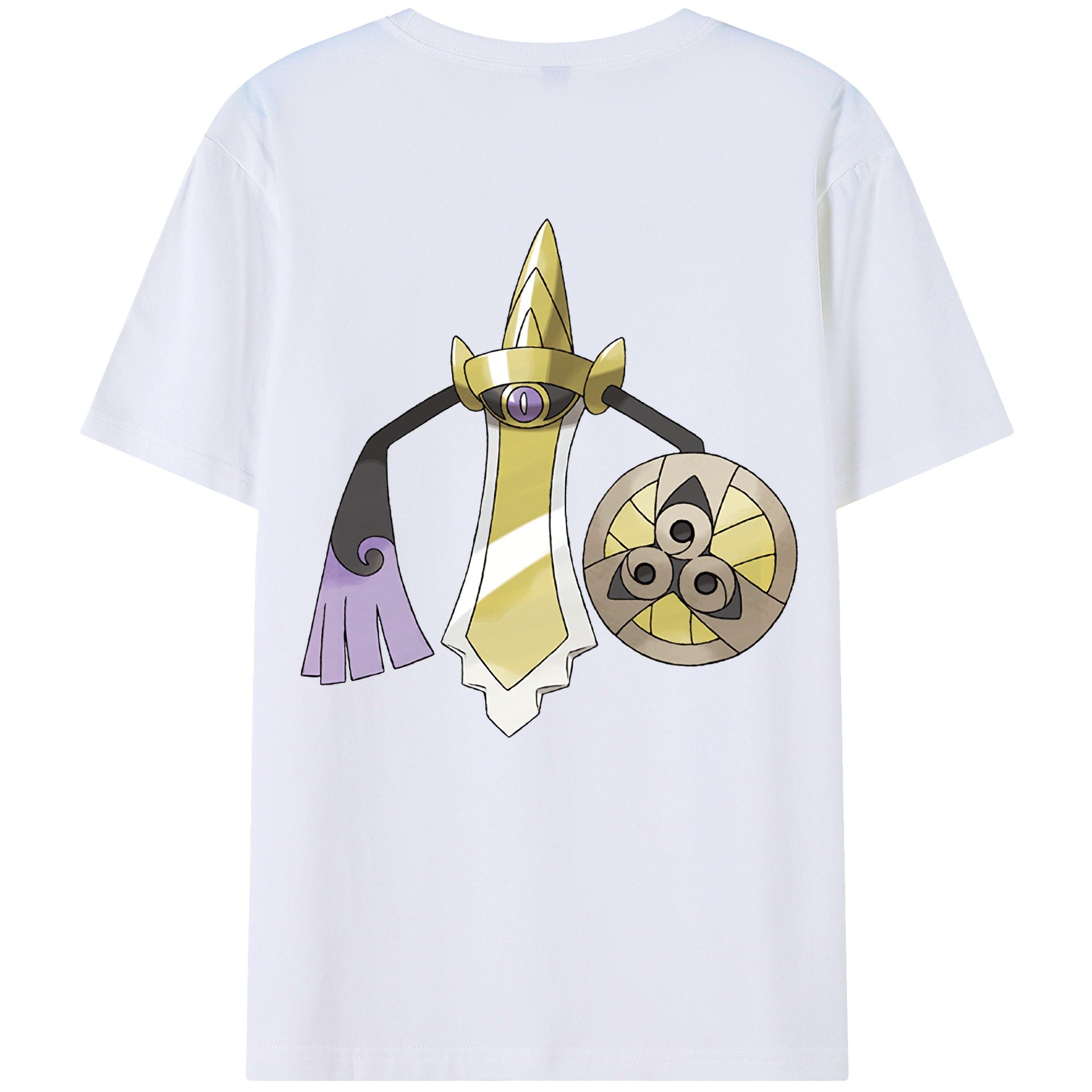 （画像用） ポケットモンスター Pokémon 綿100％ メンズ半袖Tシャツ（バックプリント） 通気性