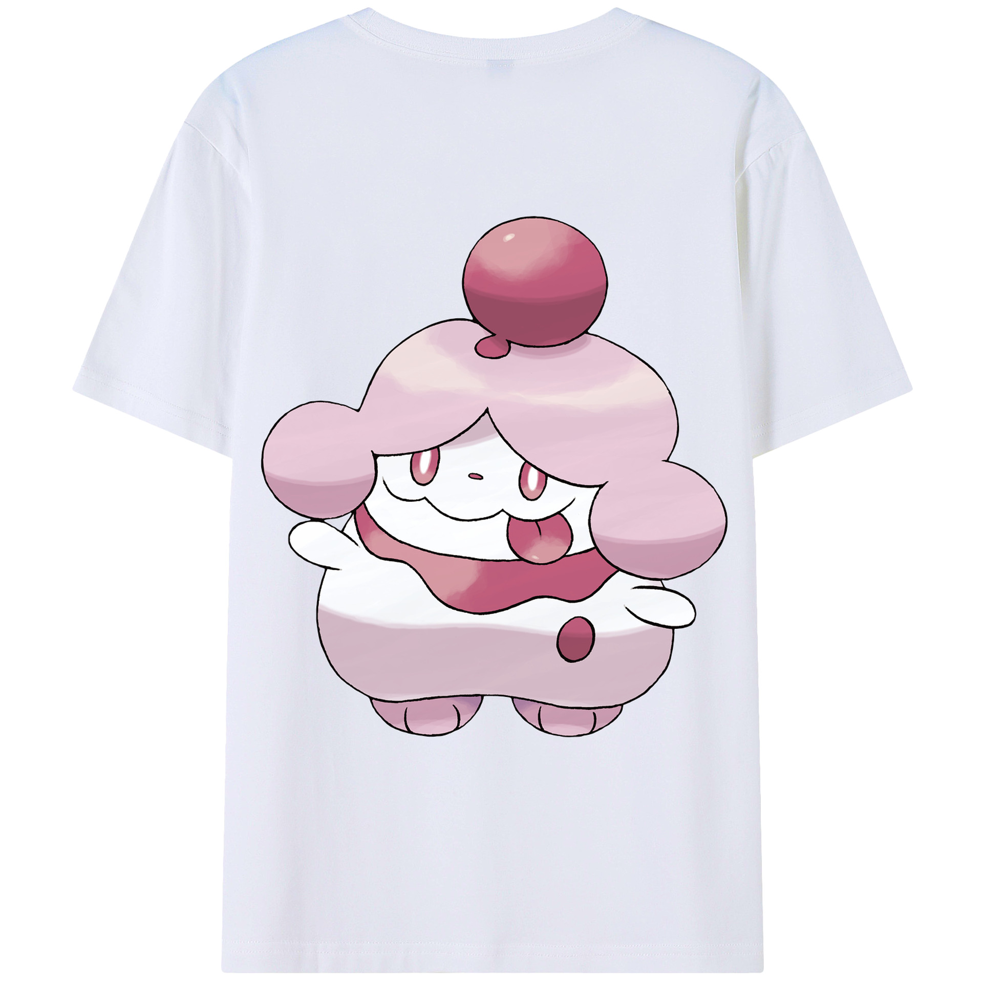 （画像用） ポケットモンスター Pokémon 綿100％ メンズ半袖Tシャツ（バックプリント） 通気性
