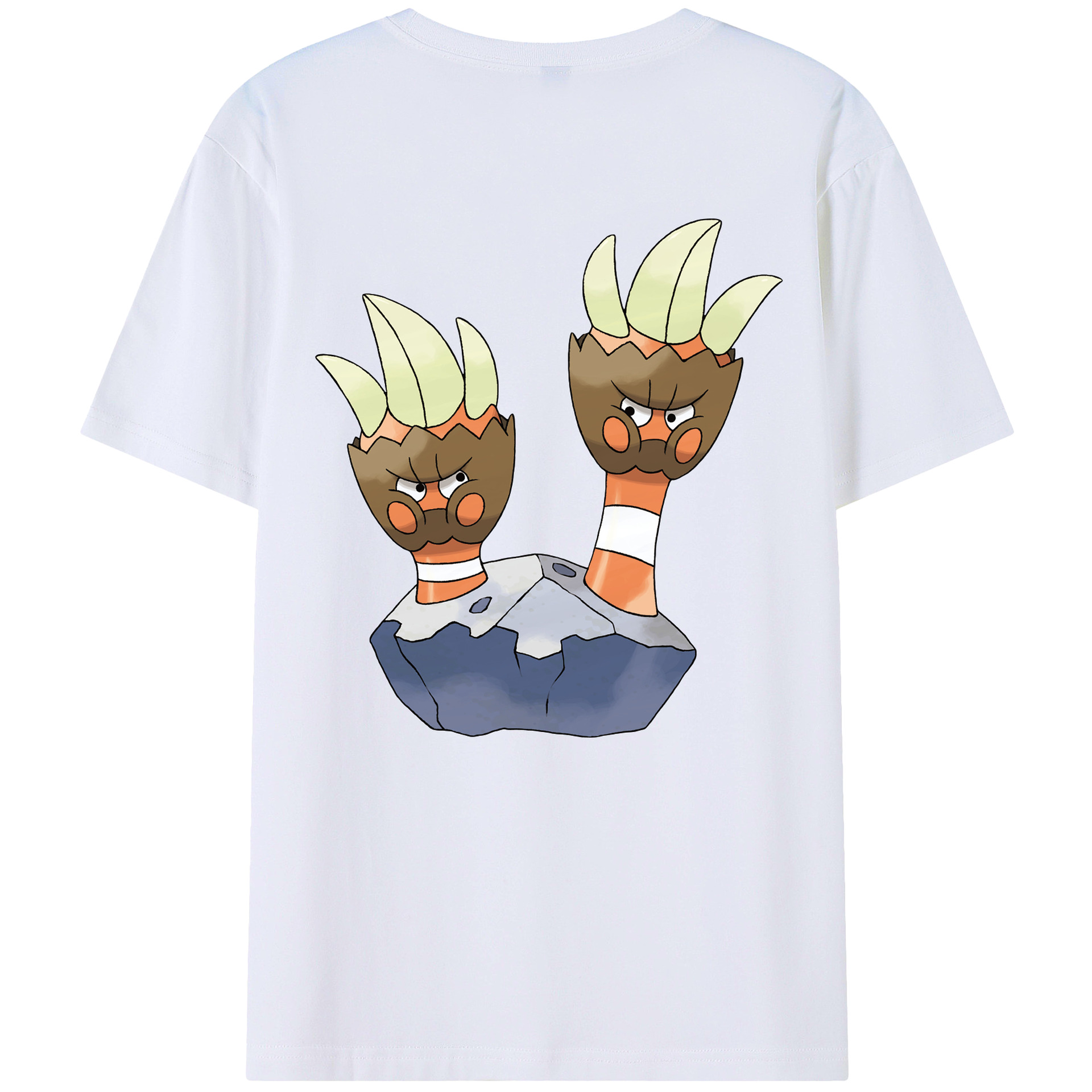 （画像用） ポケットモンスター Pokémon 綿100％ メンズ半袖Tシャツ（バックプリント） 通気性