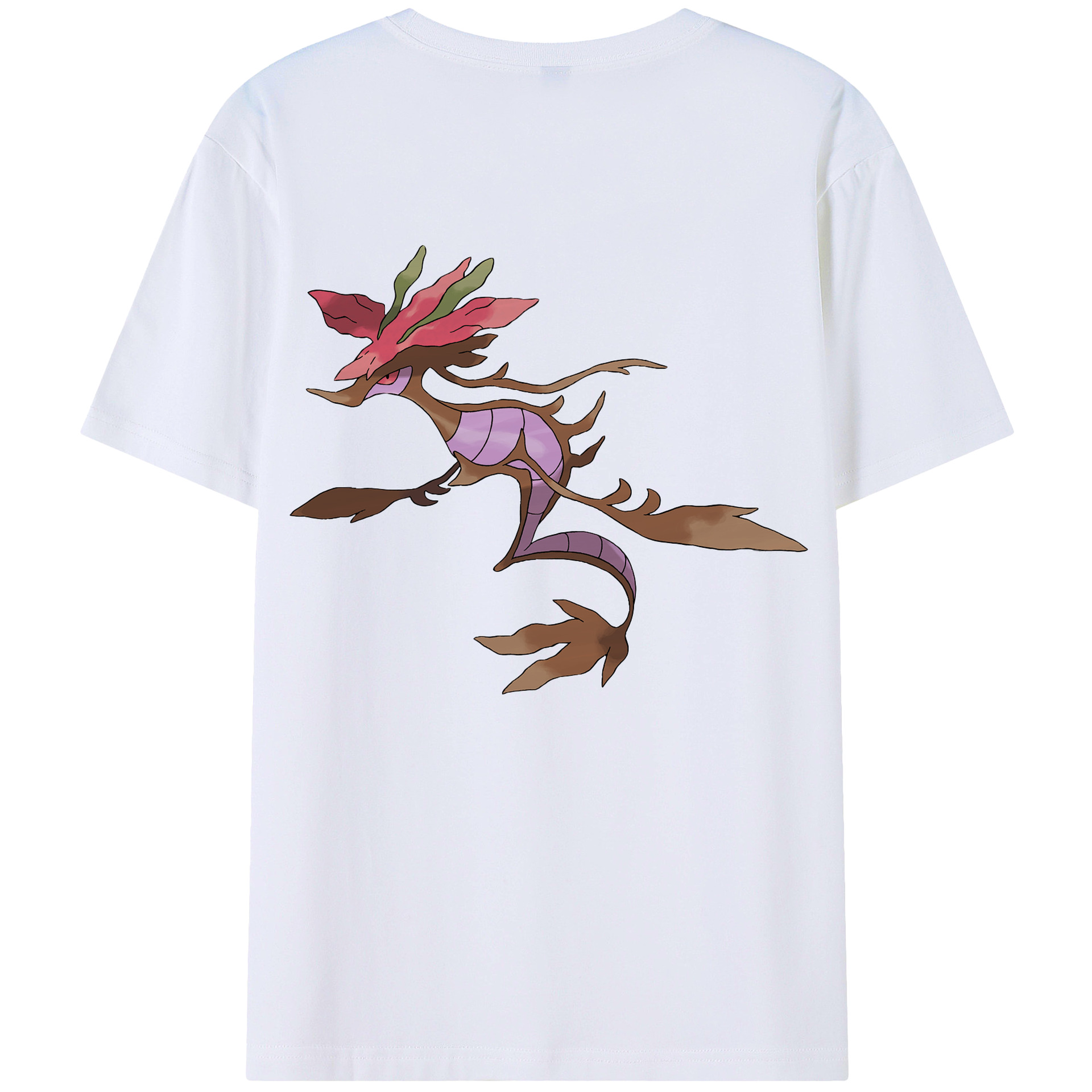 （画像用） ポケットモンスター Pokémon 綿100％ メンズ半袖Tシャツ（バックプリント） 通気性