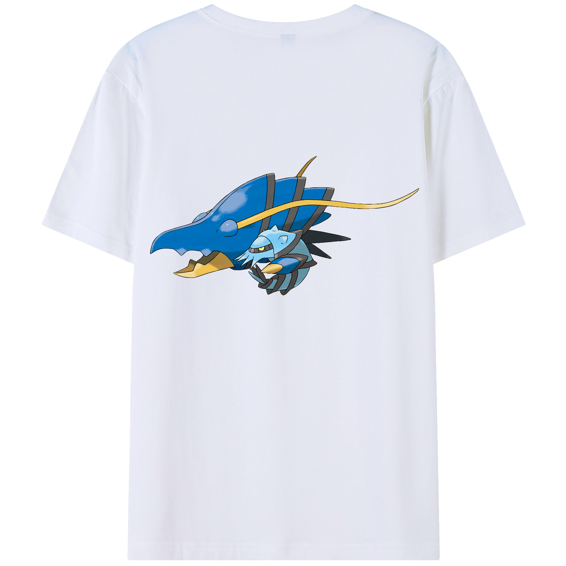 （画像用） ポケットモンスター Pokémon 綿100％ メンズ半袖Tシャツ（バックプリント） 通気性