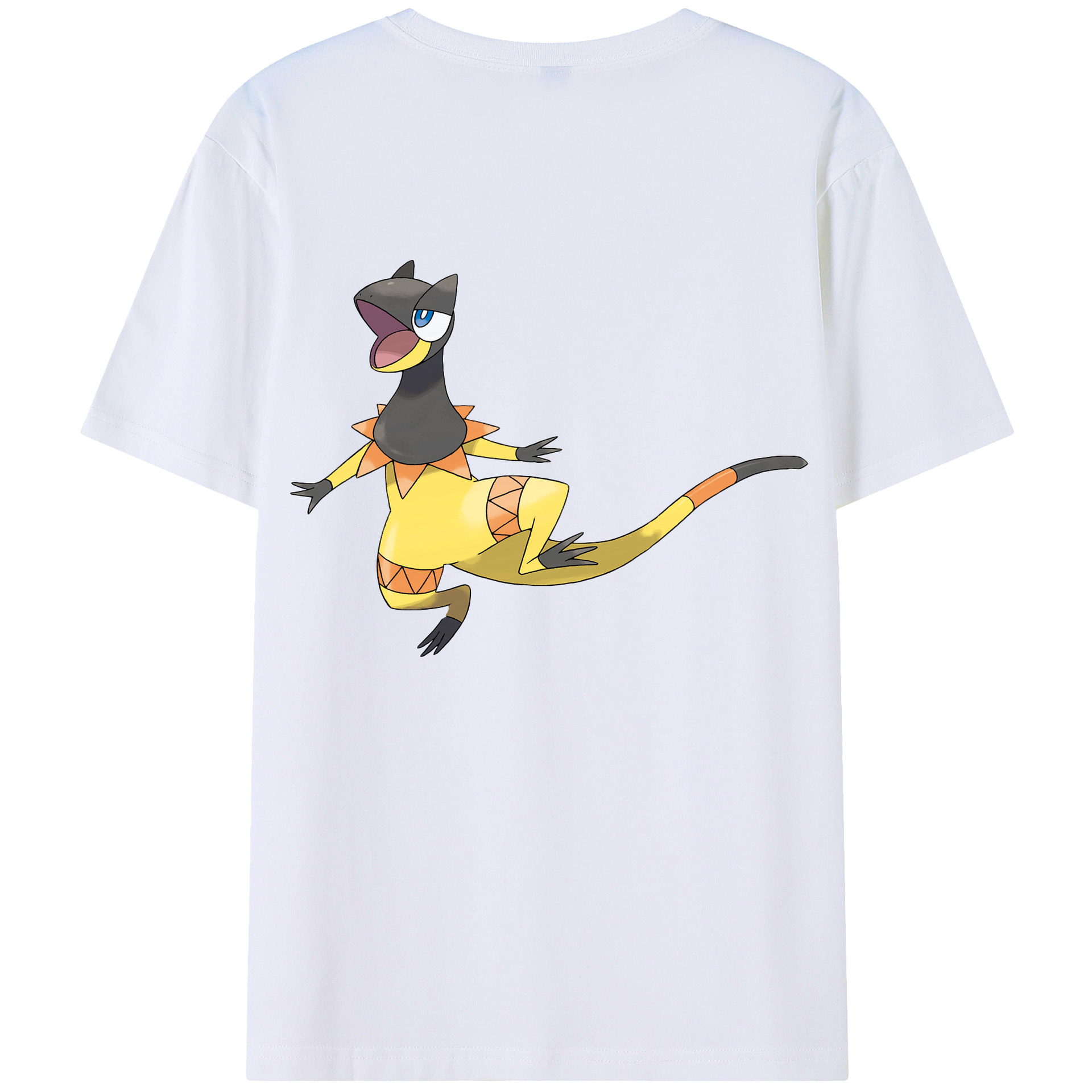 （画像用） ポケットモンスター Pokémon 綿100％ メンズ半袖Tシャツ（バックプリント） 通気性