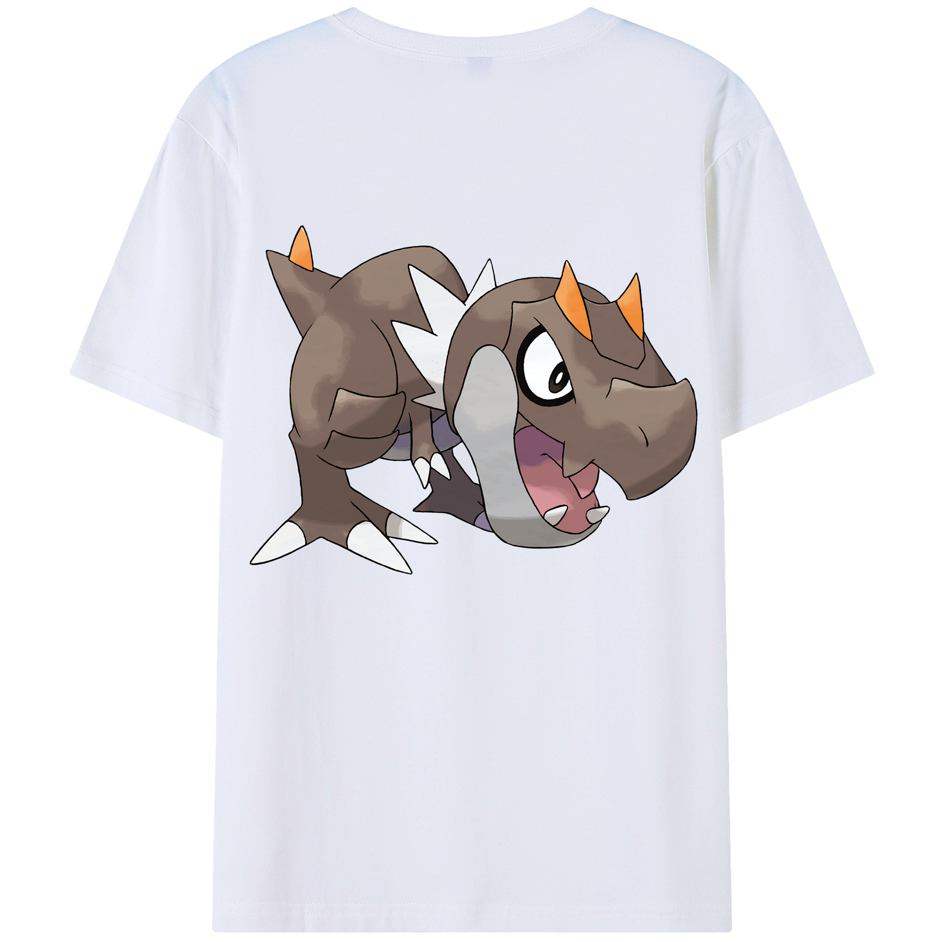 （画像用） ポケットモンスター Pokémon 綿100％ メンズ半袖Tシャツ（バックプリント） 通気性