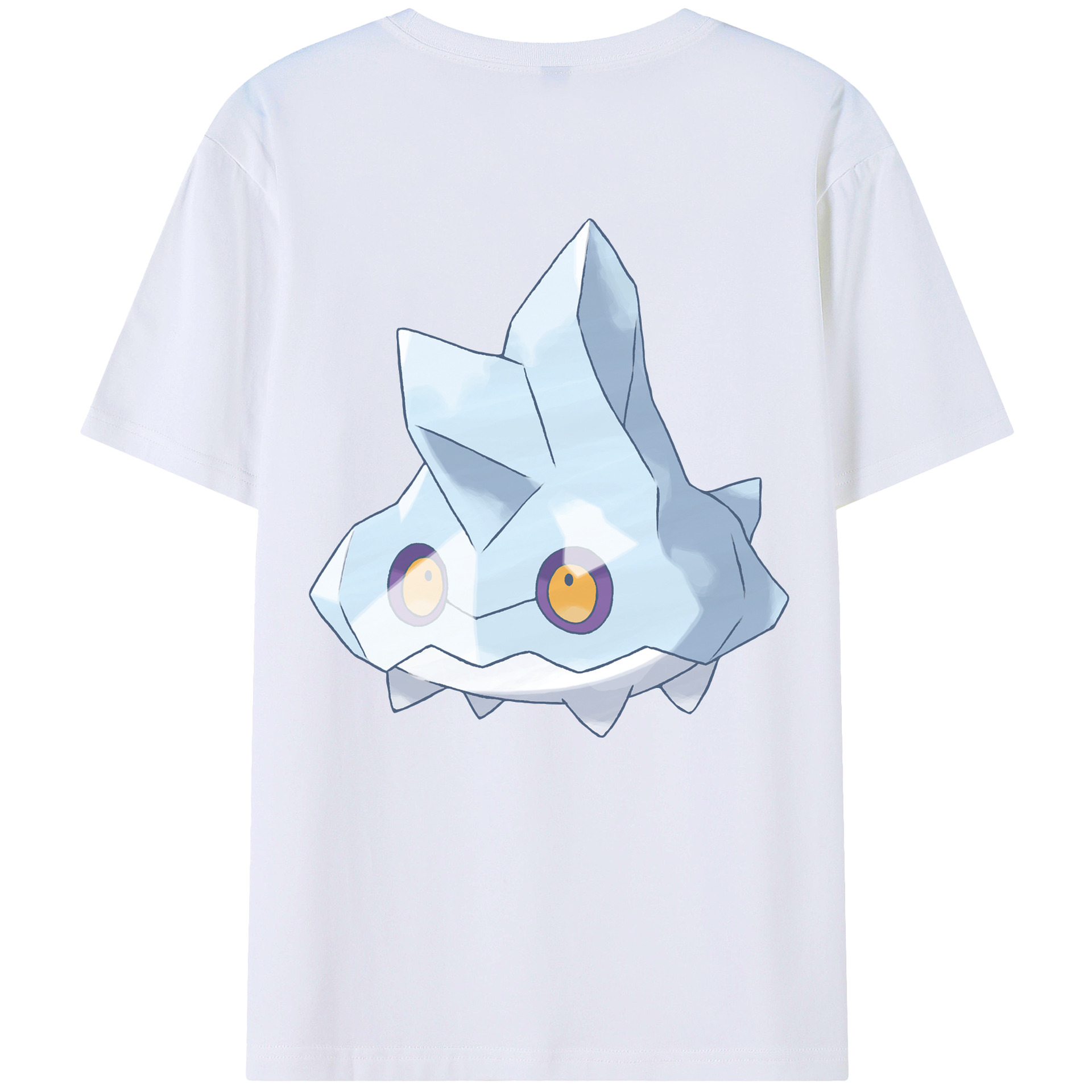 （画像用） ポケットモンスター Pokémon 綿100％ メンズ半袖Tシャツ（バックプリント） 通気性
