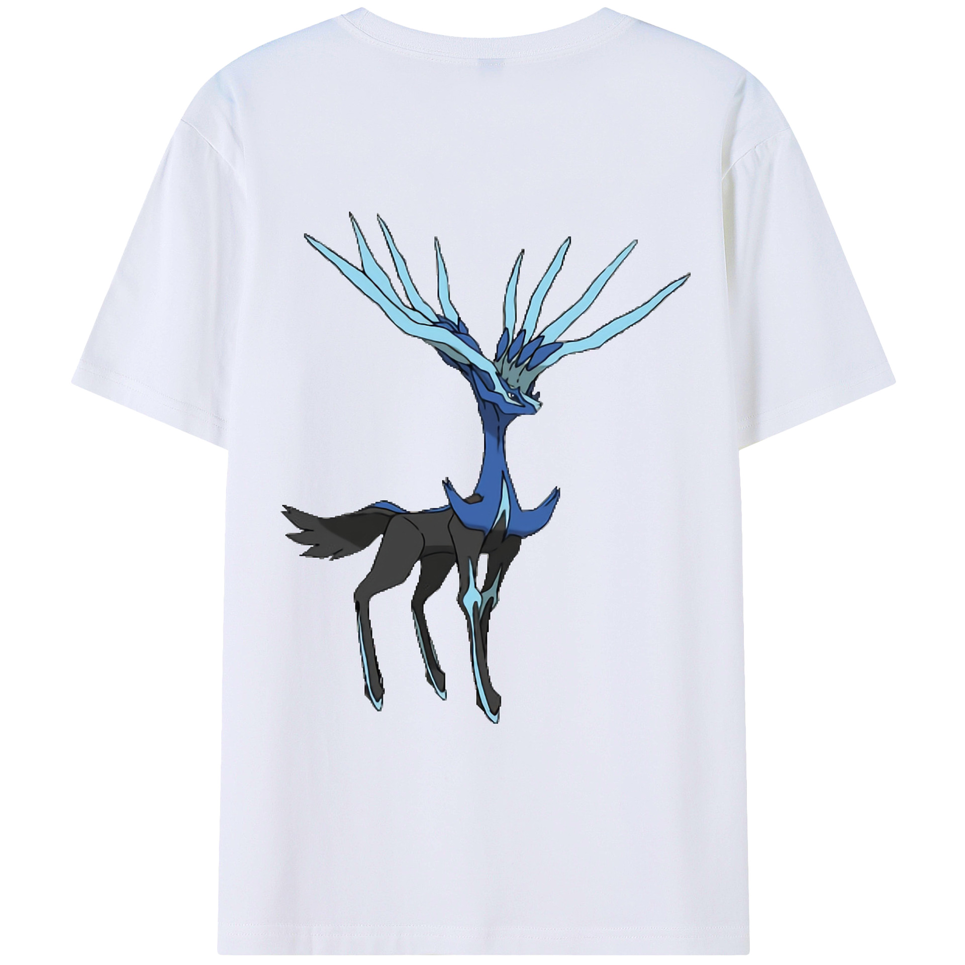 （画像用） ポケットモンスター Pokémon 綿100％ メンズ半袖Tシャツ（バックプリント） 通気性
