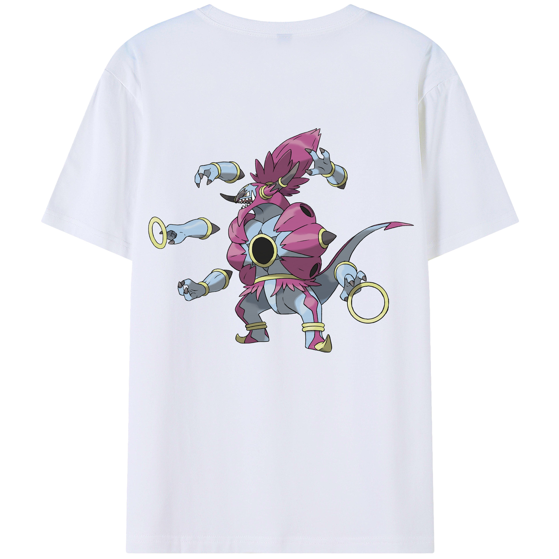 （画像用） ポケットモンスター Pokémon 綿100％ メンズ半袖Tシャツ（バックプリント） 通気性