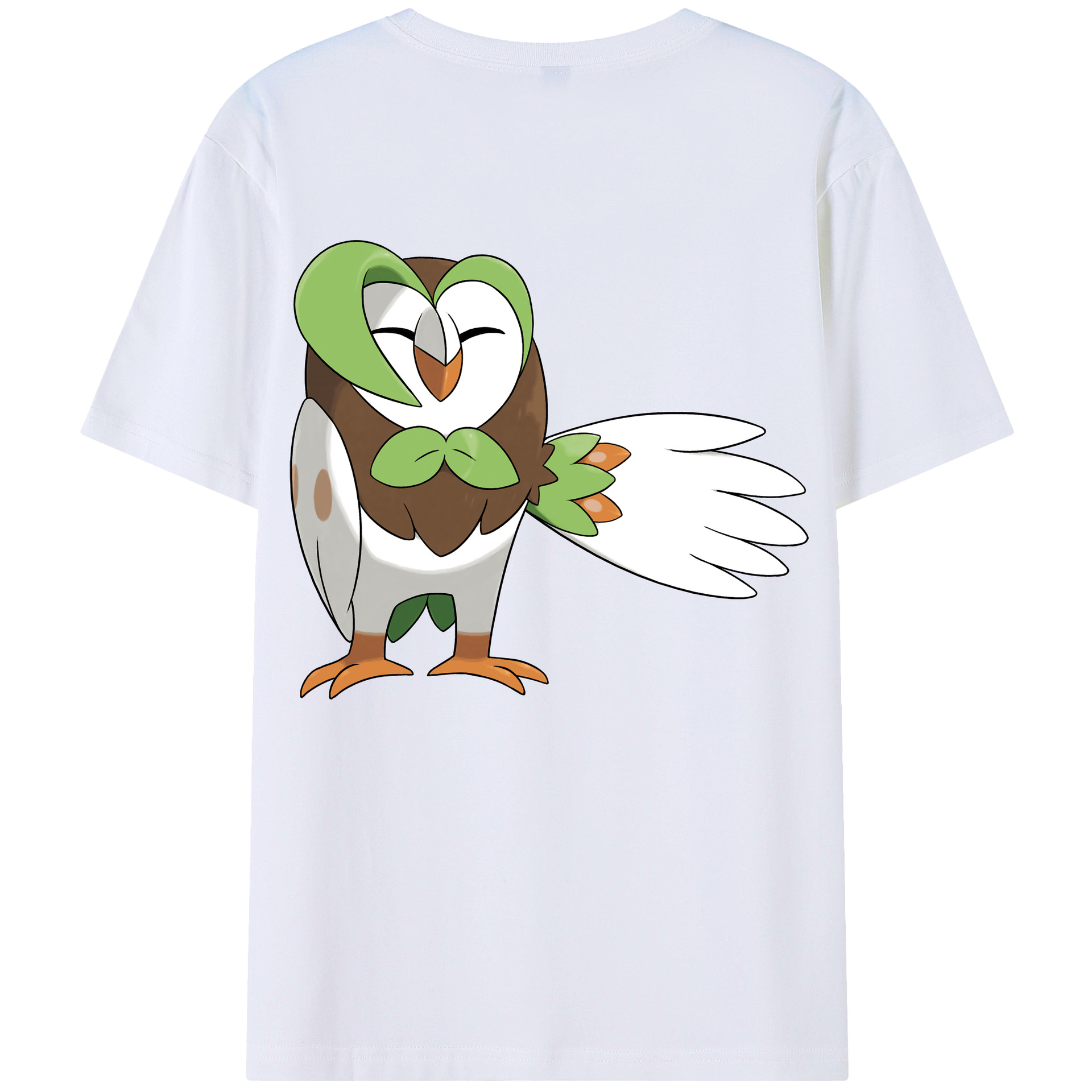 （画像用） ポケットモンスター Pokémon 綿100％ メンズ半袖Tシャツ（バックプリント） 通気性