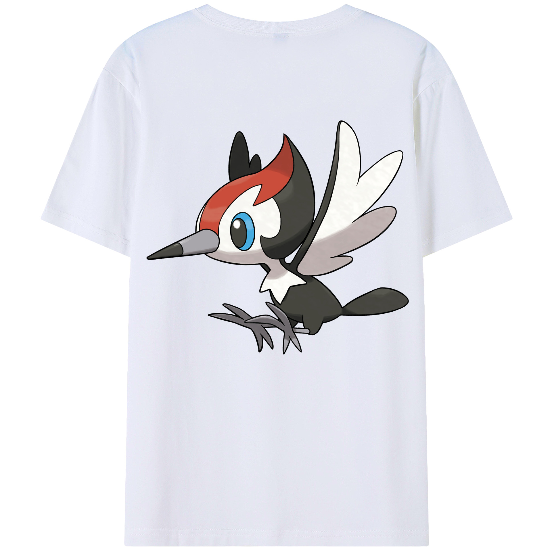 （画像用） ポケットモンスター Pokémon 綿100％ メンズ半袖Tシャツ（バックプリント） 通気性