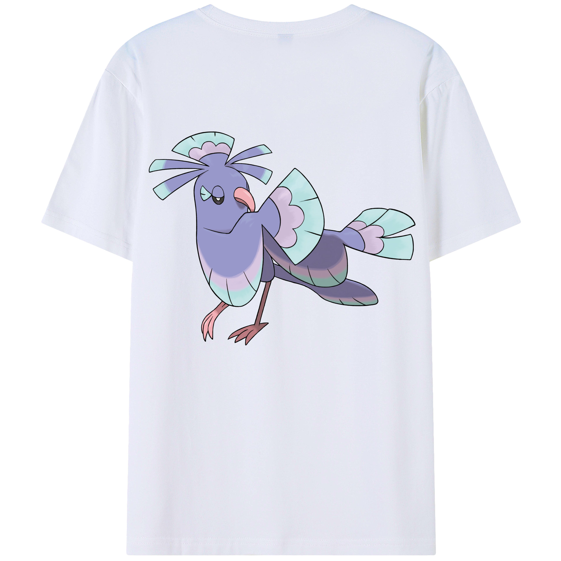（画像用） ポケットモンスター Pokémon 綿100％ メンズ半袖Tシャツ（バックプリント） 通気性